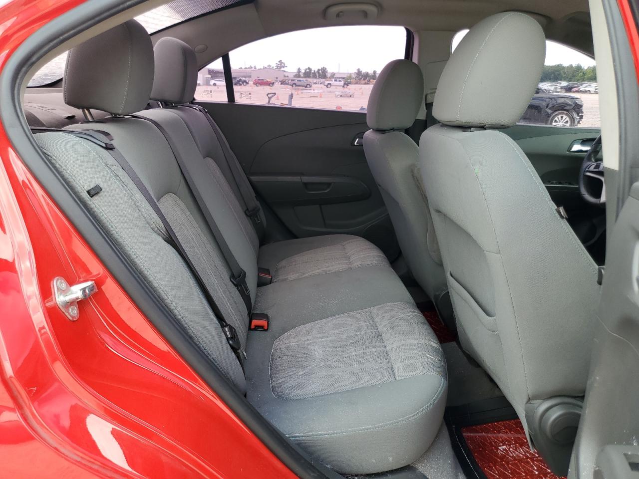 2015 Chevrolet Sonic Lt Red vin: 1G1JC5SHXF4136576