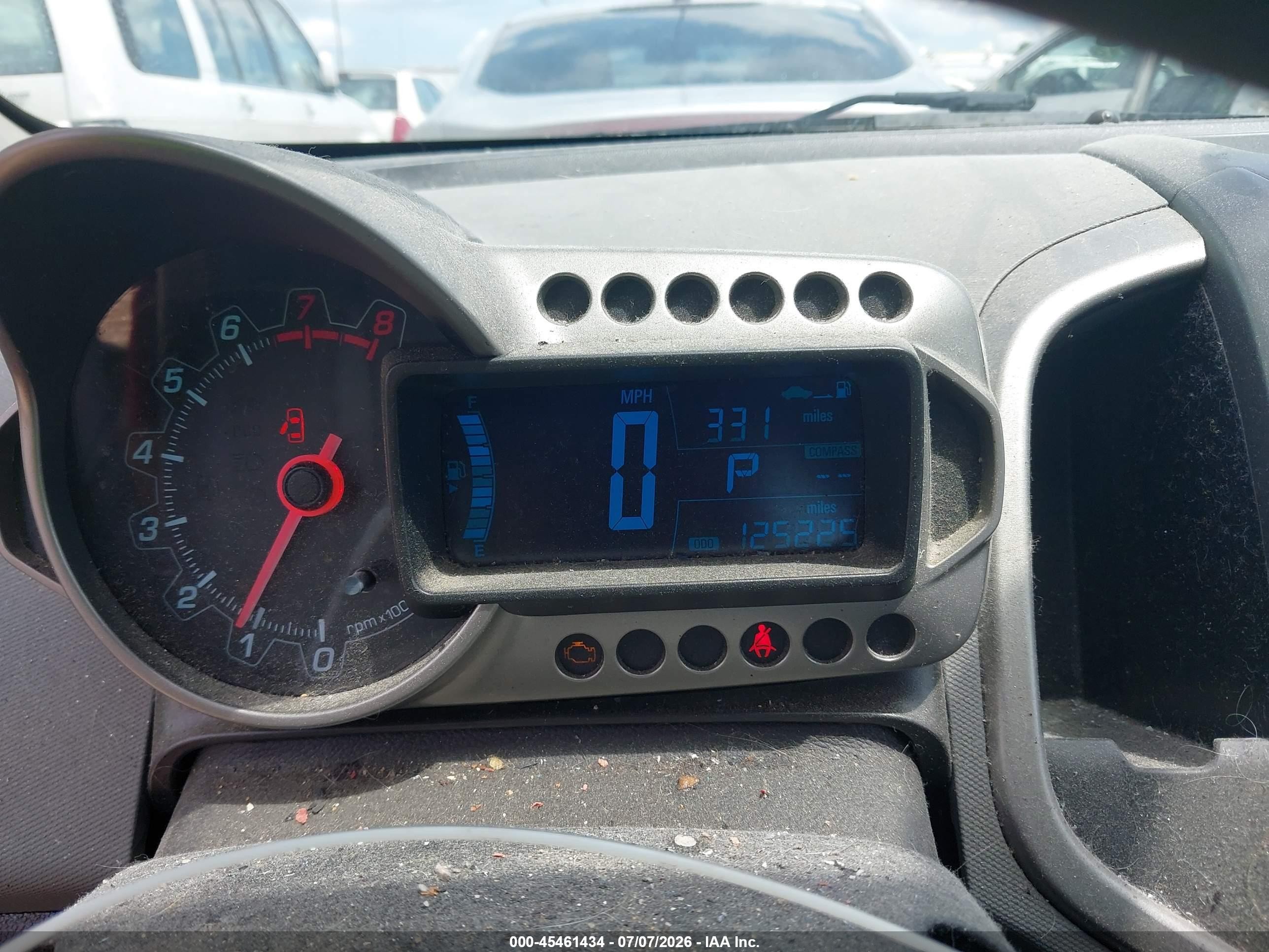 2015 Chevrolet Sonic Lt Auto Red vin: 1G1JC5SHXF4155497