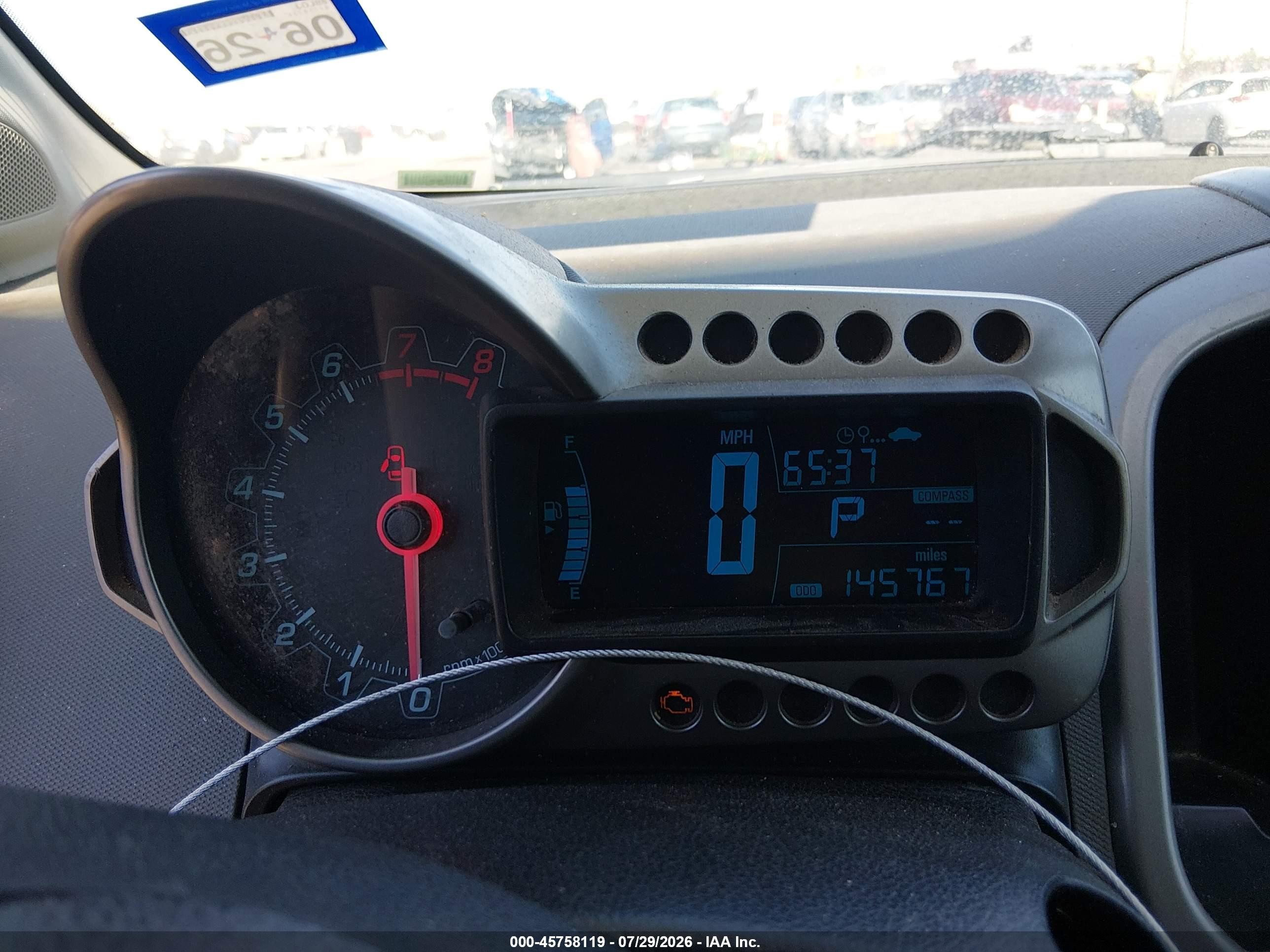 2015 Chevrolet Sonic Lt Auto Red vin: 1G1JC5SHXF4161557