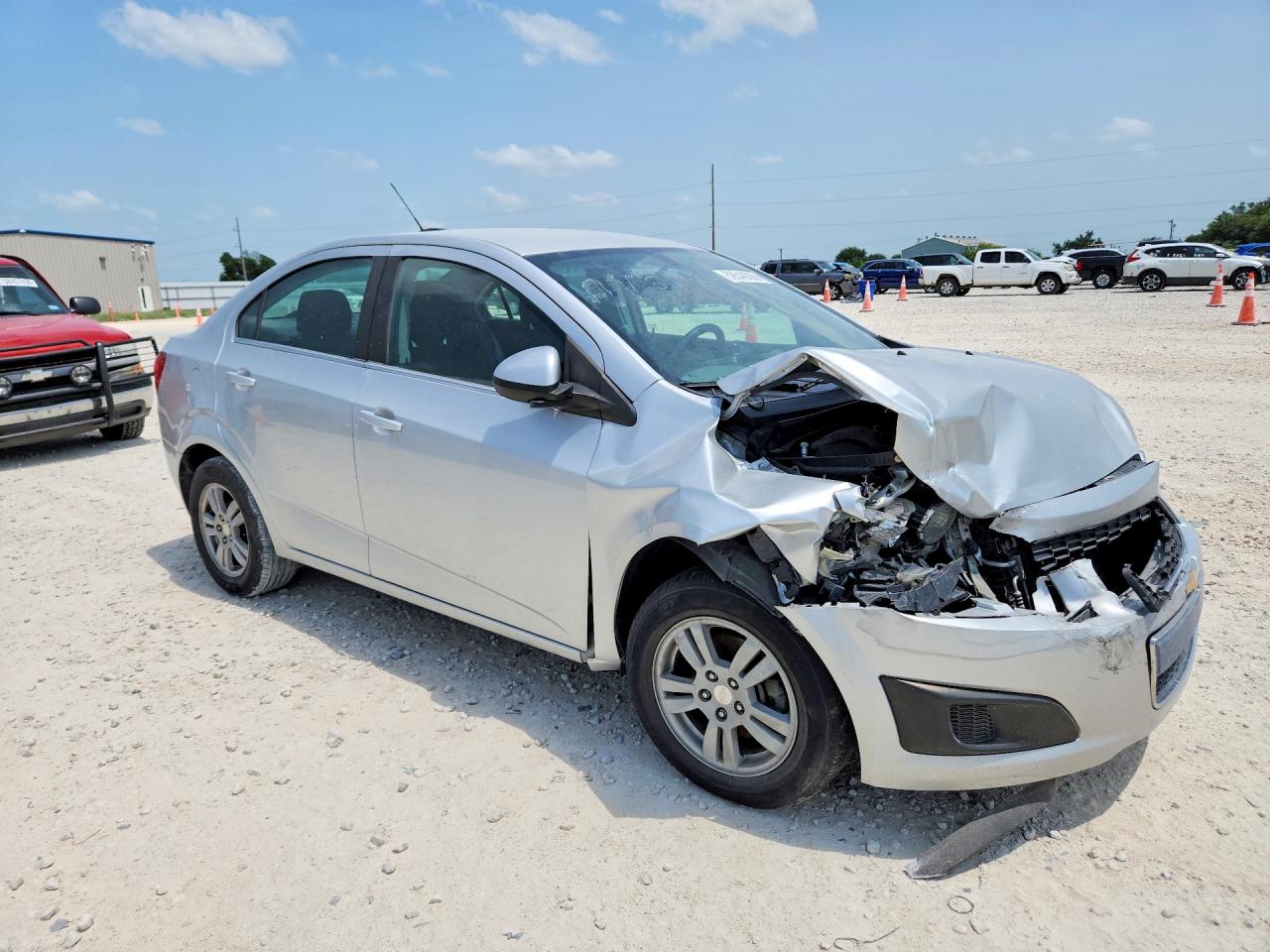 2015 Chevrolet Sonic Lt Silver vin: 1G1JC5SHXF4167164