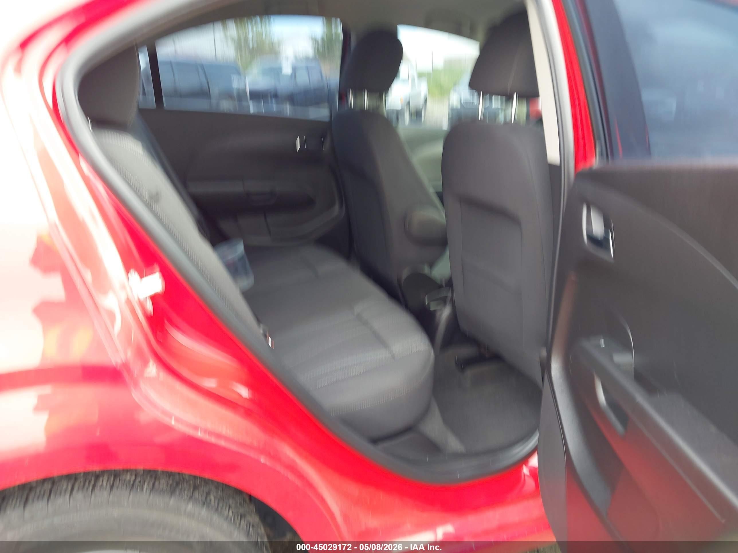 2015 Chevrolet Sonic Lt Auto Red vin: 1G1JC5SHXF4208375