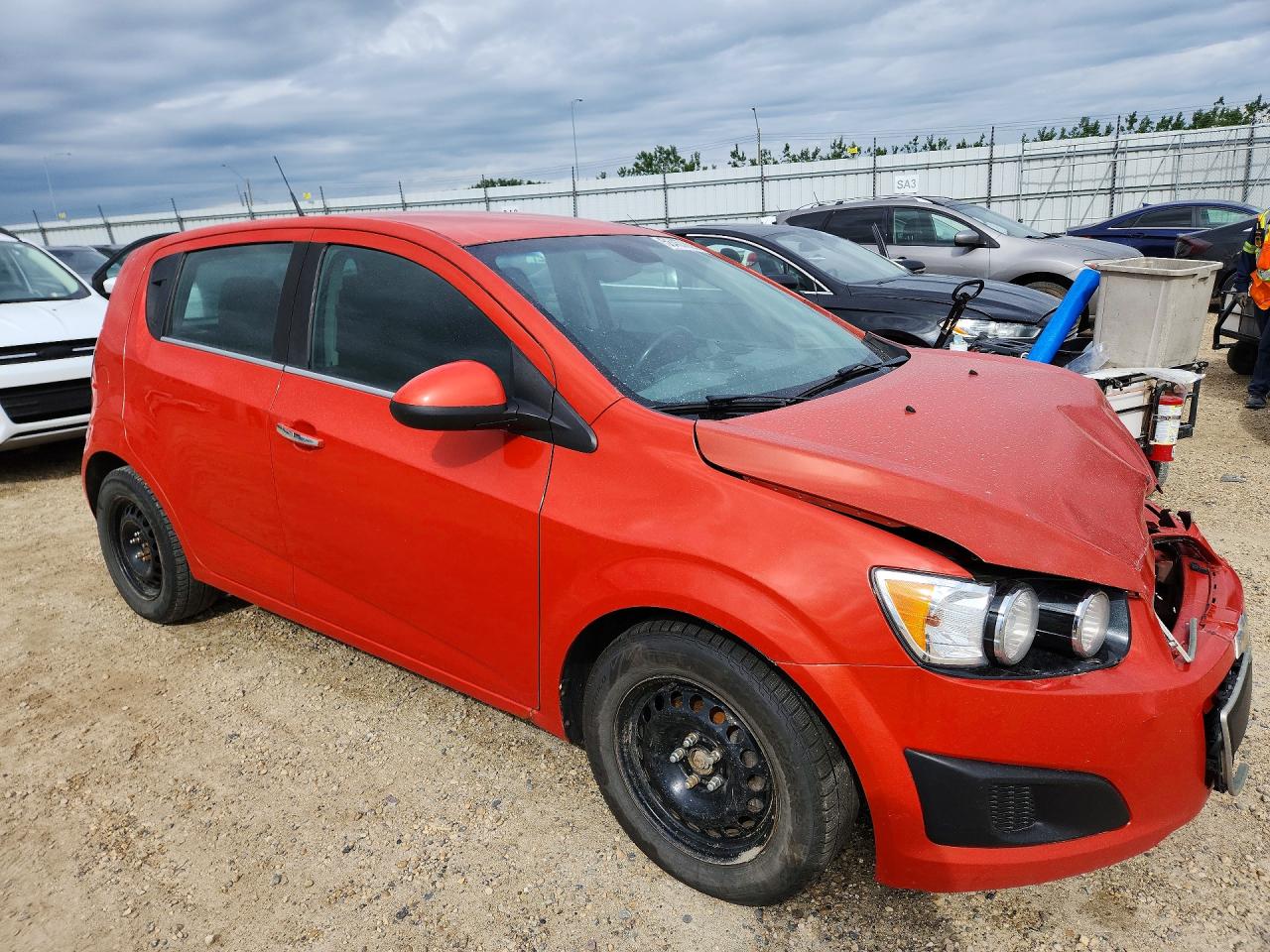 2012 Chevrolet Sonic Lt Orange vin: 1G1JC6EH0C4104748