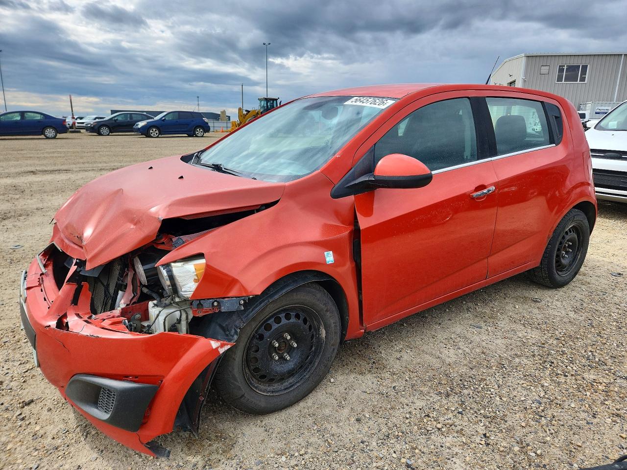 2012 Chevrolet Sonic Lt Orange vin: 1G1JC6EH0C4104748