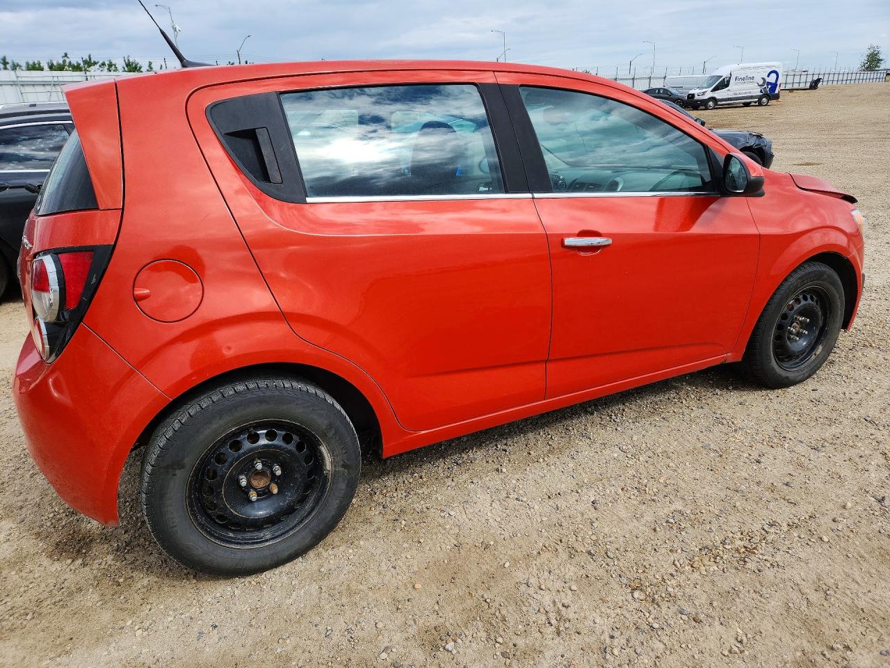 2012 Chevrolet Sonic Lt Orange vin: 1G1JC6EH0C4104748