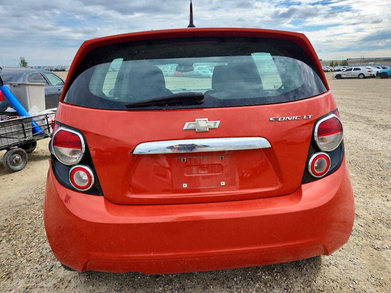 2012 Chevrolet Sonic Lt Orange vin: 1G1JC6EH0C4104748