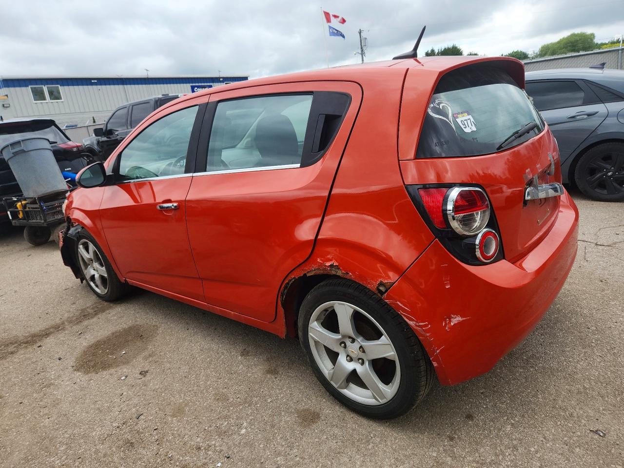 2012 Chevrolet Sonic Orange vin: 1G1JC6EH2C4138075