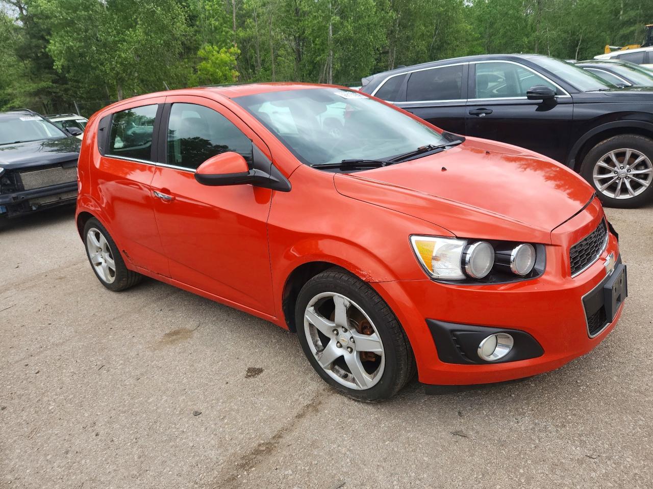 2012 Chevrolet Sonic Orange vin: 1G1JC6EH2C4138075