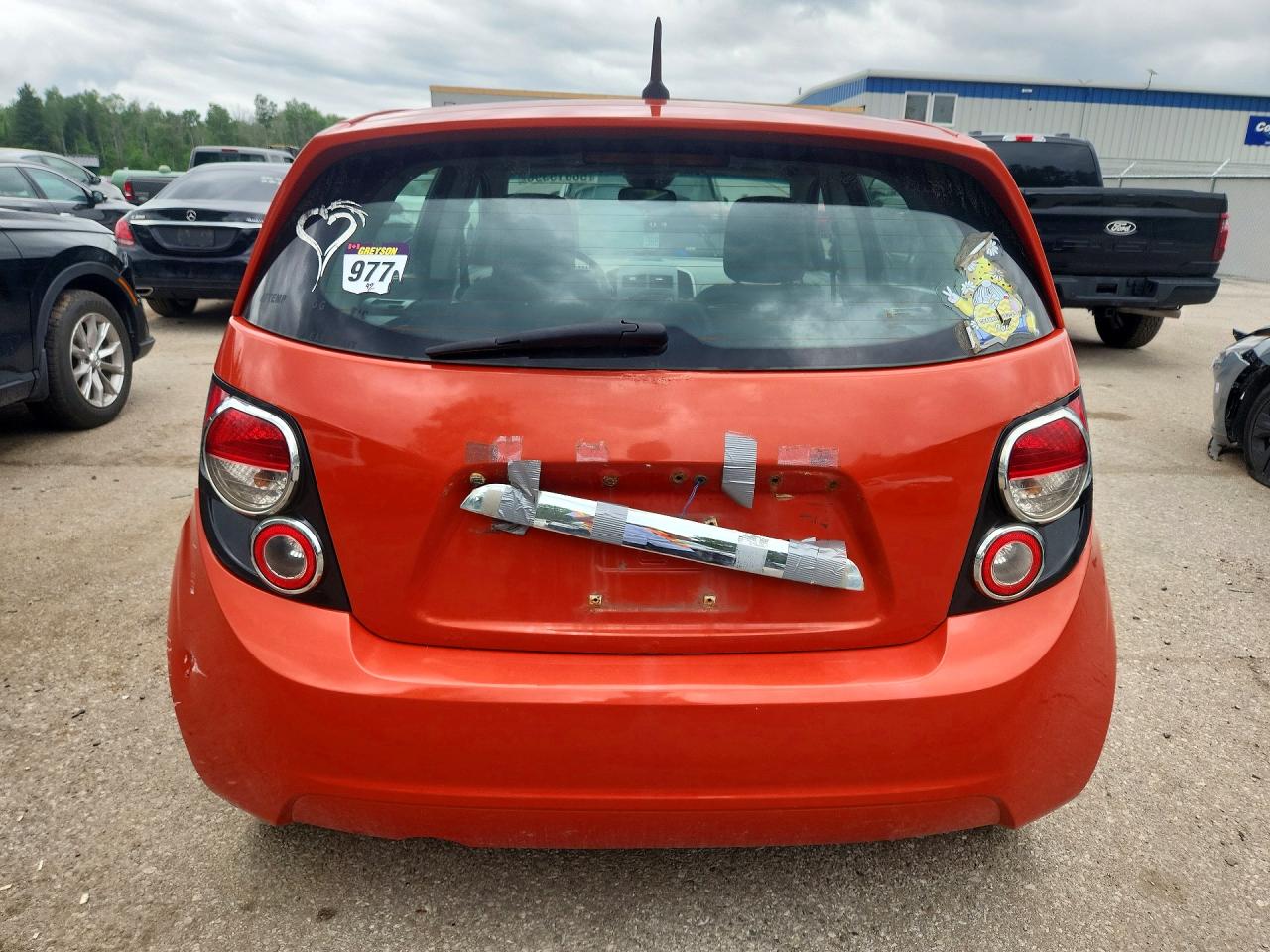 2012 Chevrolet Sonic Orange vin: 1G1JC6EH2C4138075