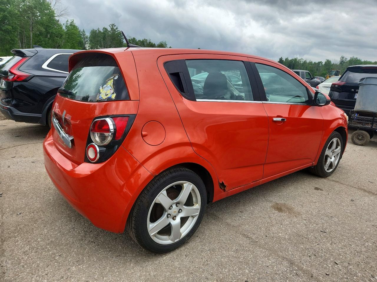 2012 Chevrolet Sonic Orange vin: 1G1JC6EH2C4138075