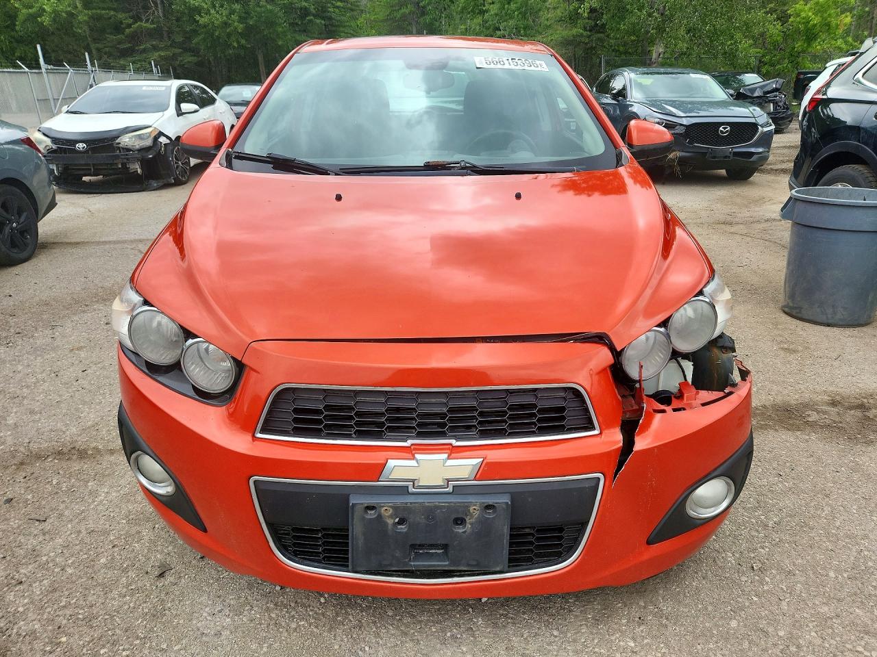 2012 Chevrolet Sonic Orange vin: 1G1JC6EH2C4138075