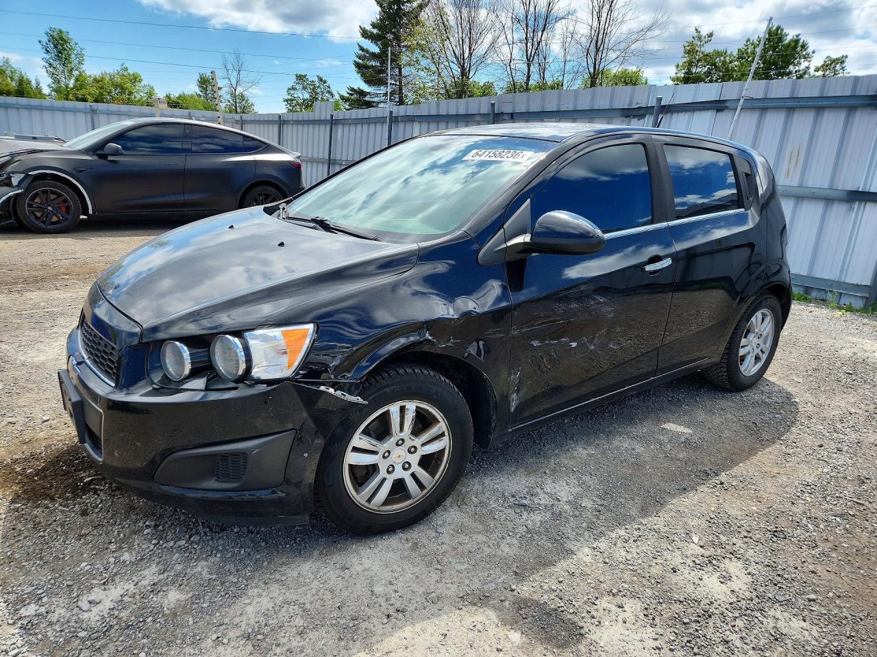 2012 Chevrolet Sonic Lt Black vin: 1G1JC6EH5C4121738