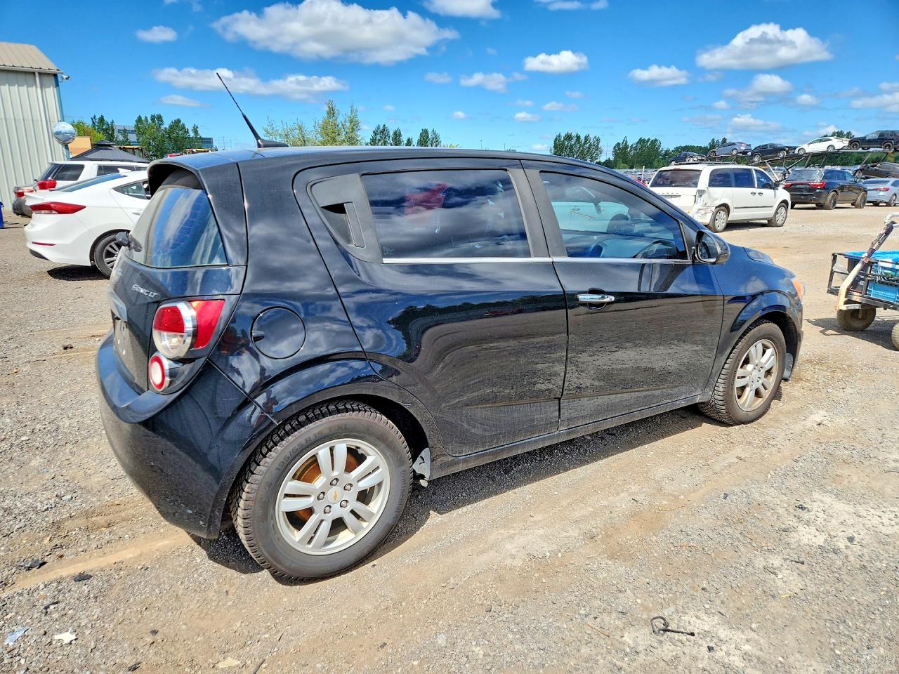 2012 Chevrolet Sonic Lt Черный vin: 1G1JC6EH5C4121738