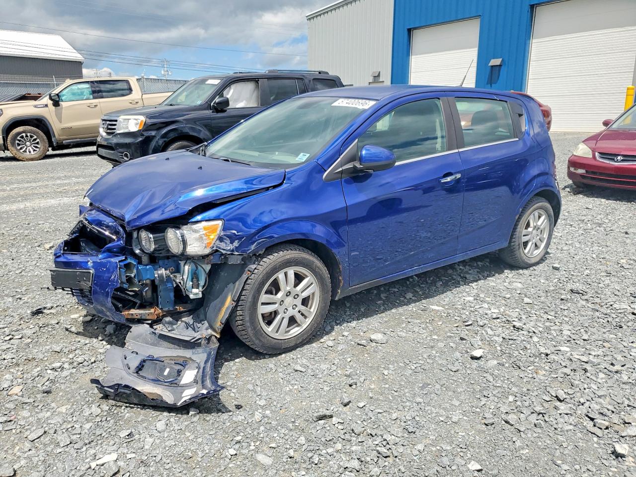 2013 Chevrolet Sonic Lt Blue vin: 1G1JC6EH6D4186891