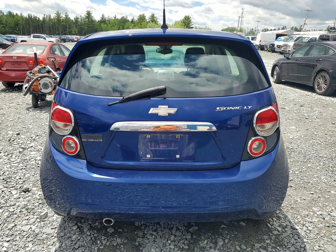2013 Chevrolet Sonic Lt Blue vin: 1G1JC6EH6D4186891