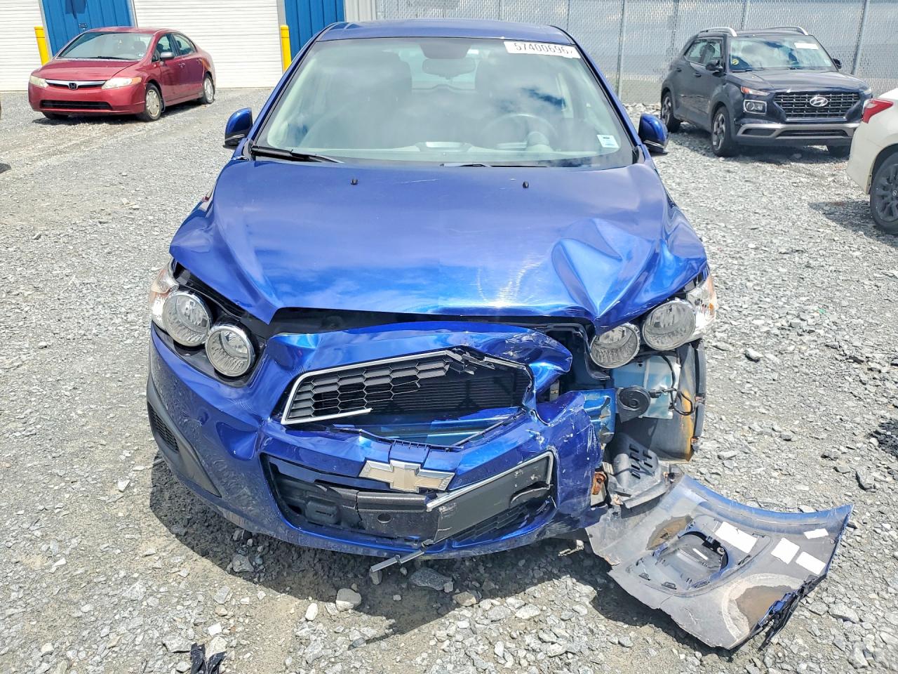 2013 Chevrolet Sonic Lt Blue vin: 1G1JC6EH6D4186891