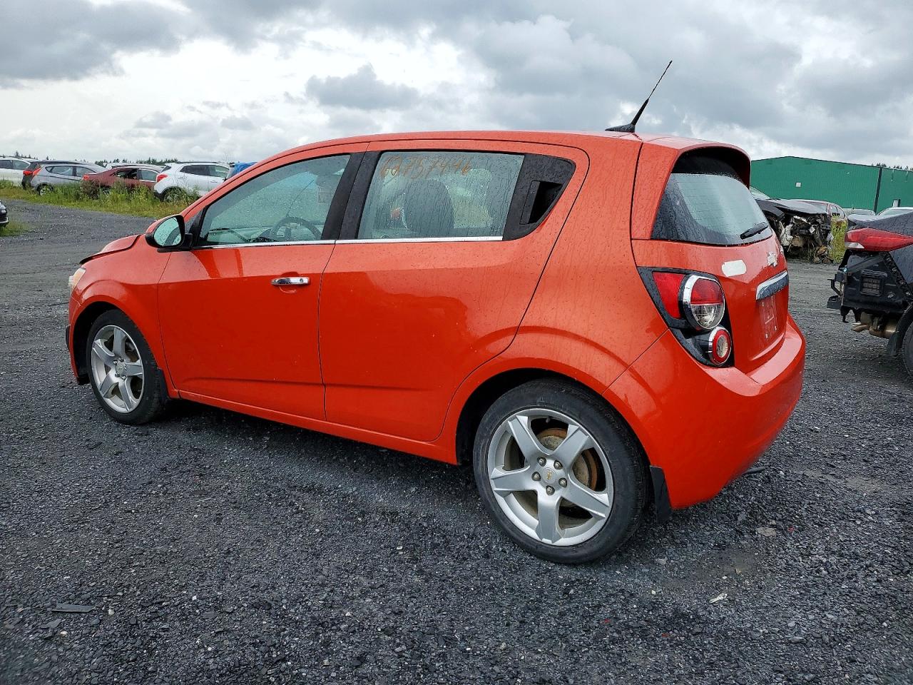 2012 Chevrolet Sonic Lt Orange vin: 1G1JC6EH8C4106201