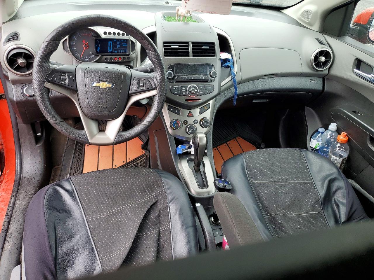 2012 Chevrolet Sonic Lt Orange vin: 1G1JC6EH8C4106201