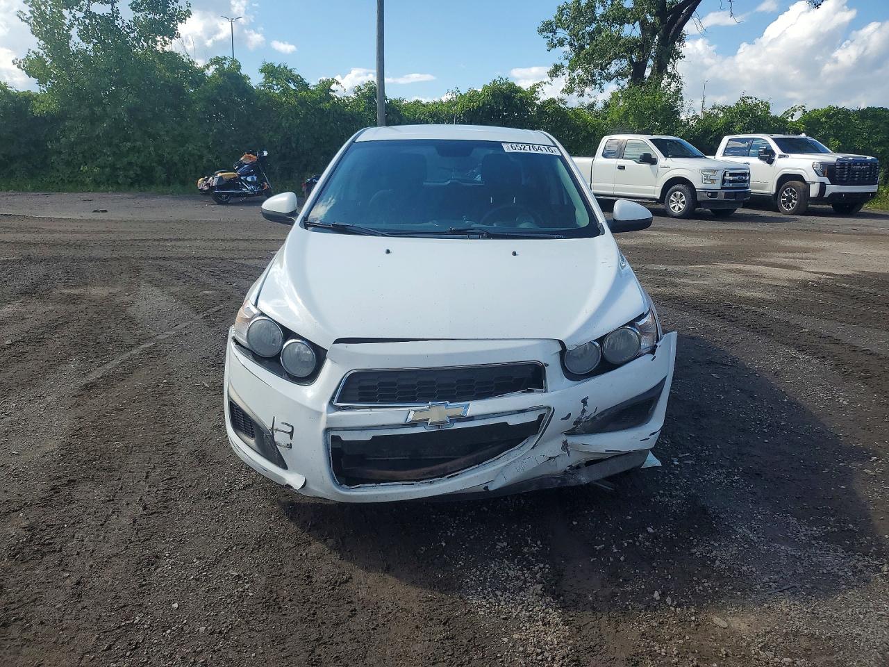 2013 Chevrolet Sonic Lt White vin: 1G1JC6EH9D4199750