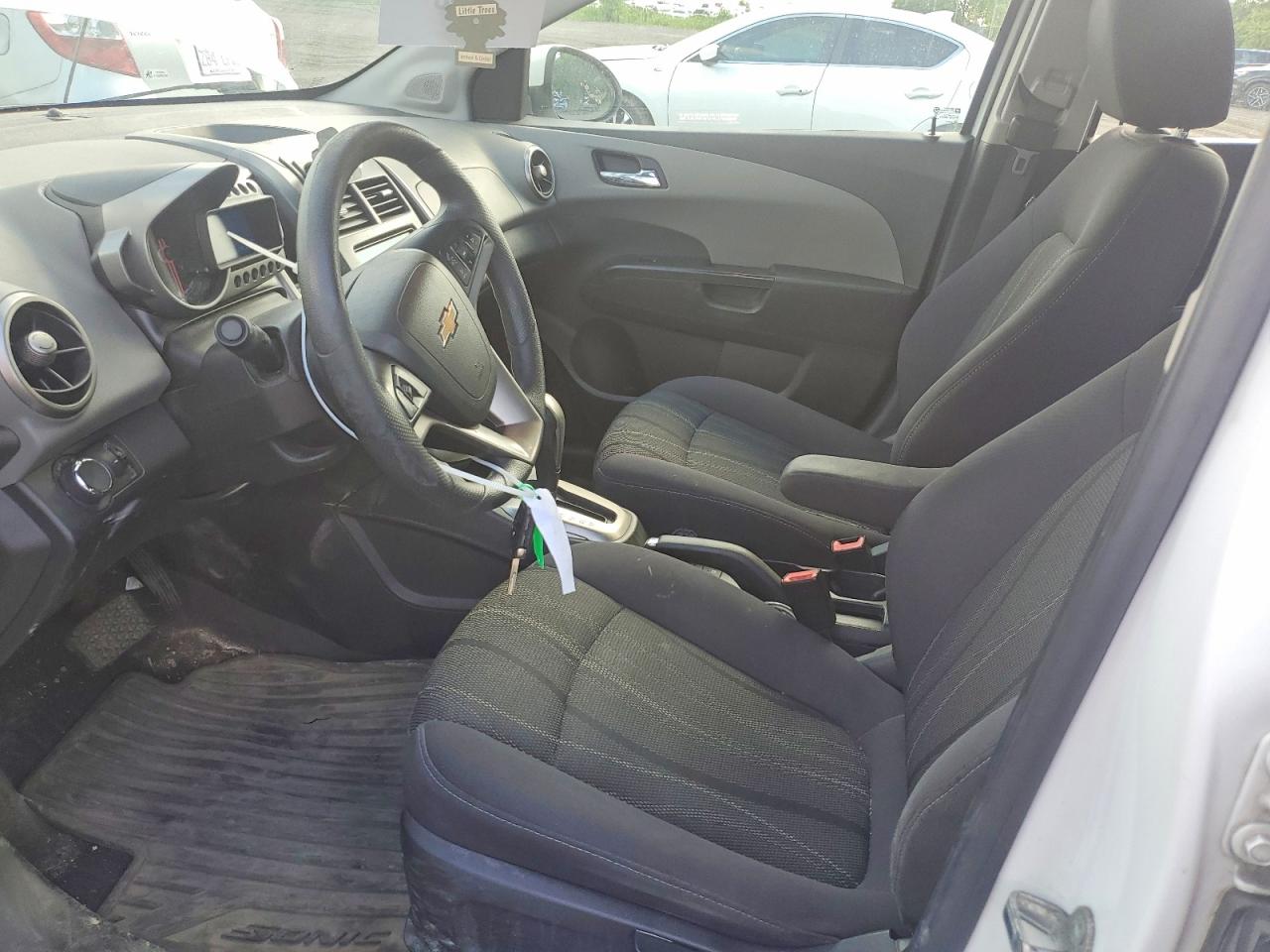 2013 Chevrolet Sonic Lt White vin: 1G1JC6EH9D4199750