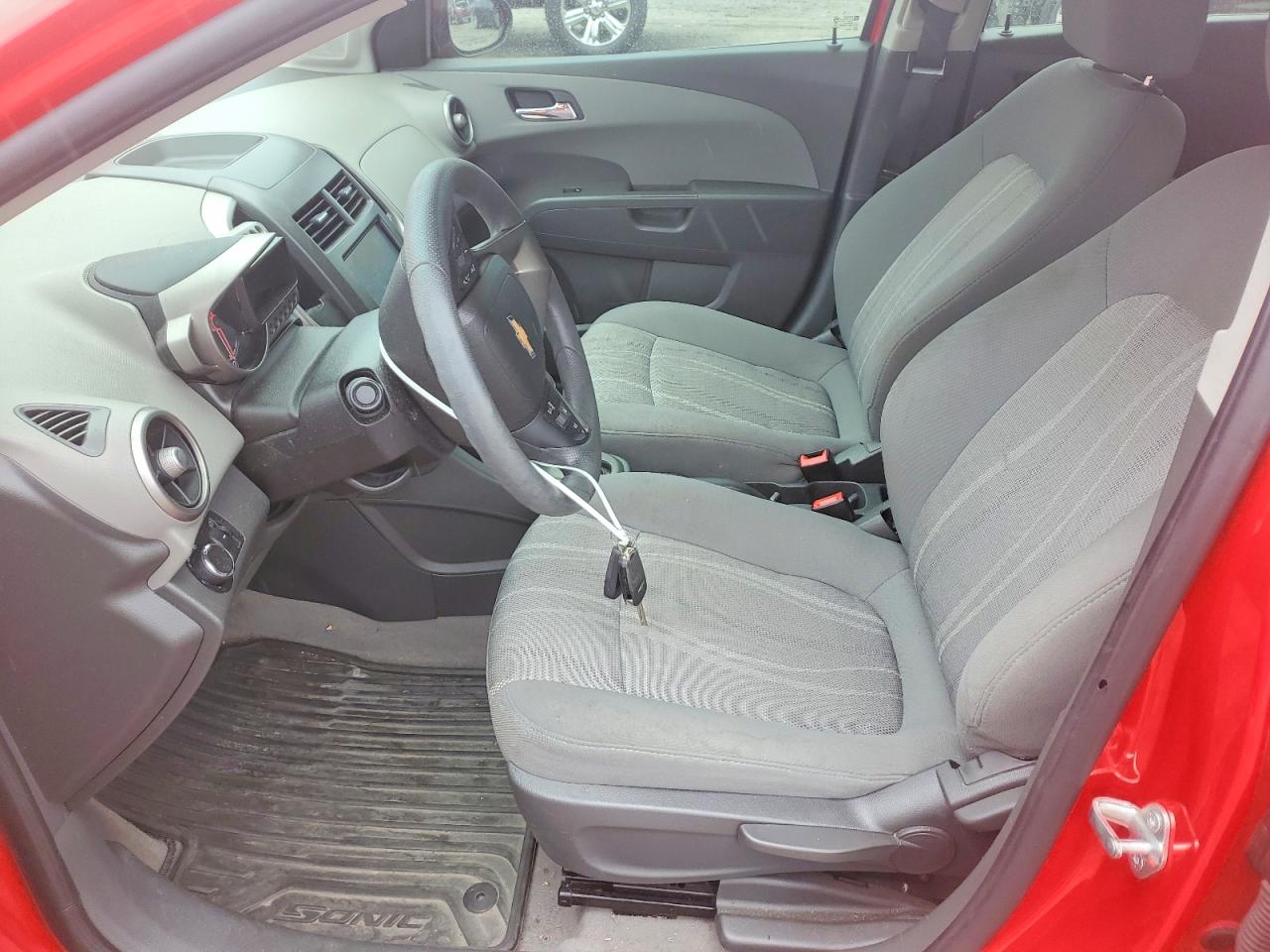 2015 Chevrolet Sonic Lt Red vin: 1G1JC6SB0F4115379