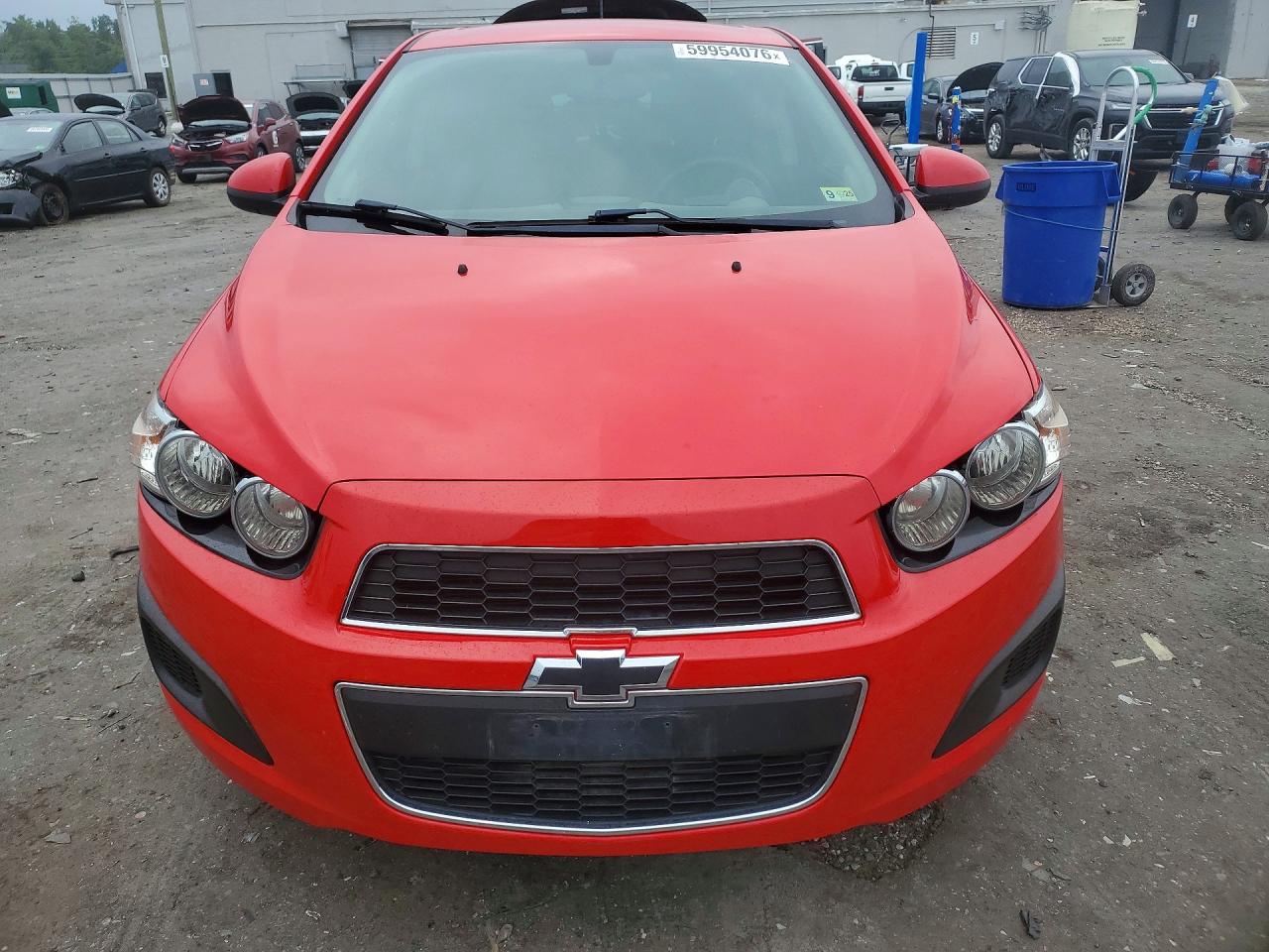 2015 Chevrolet Sonic Lt Red vin: 1G1JC6SB0F4115379