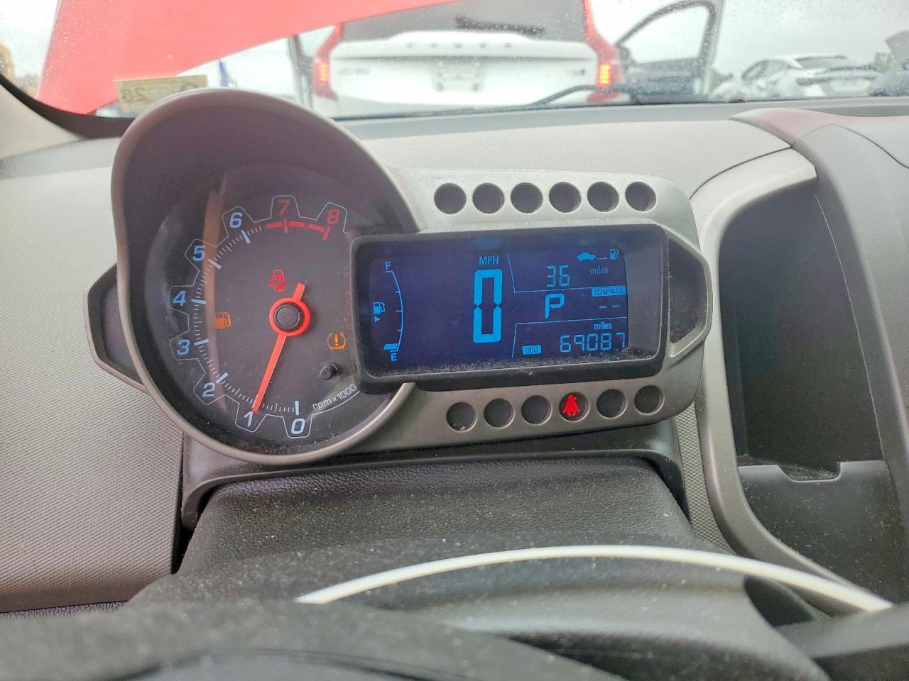 2015 Chevrolet Sonic Lt Red vin: 1G1JC6SB0F4115379