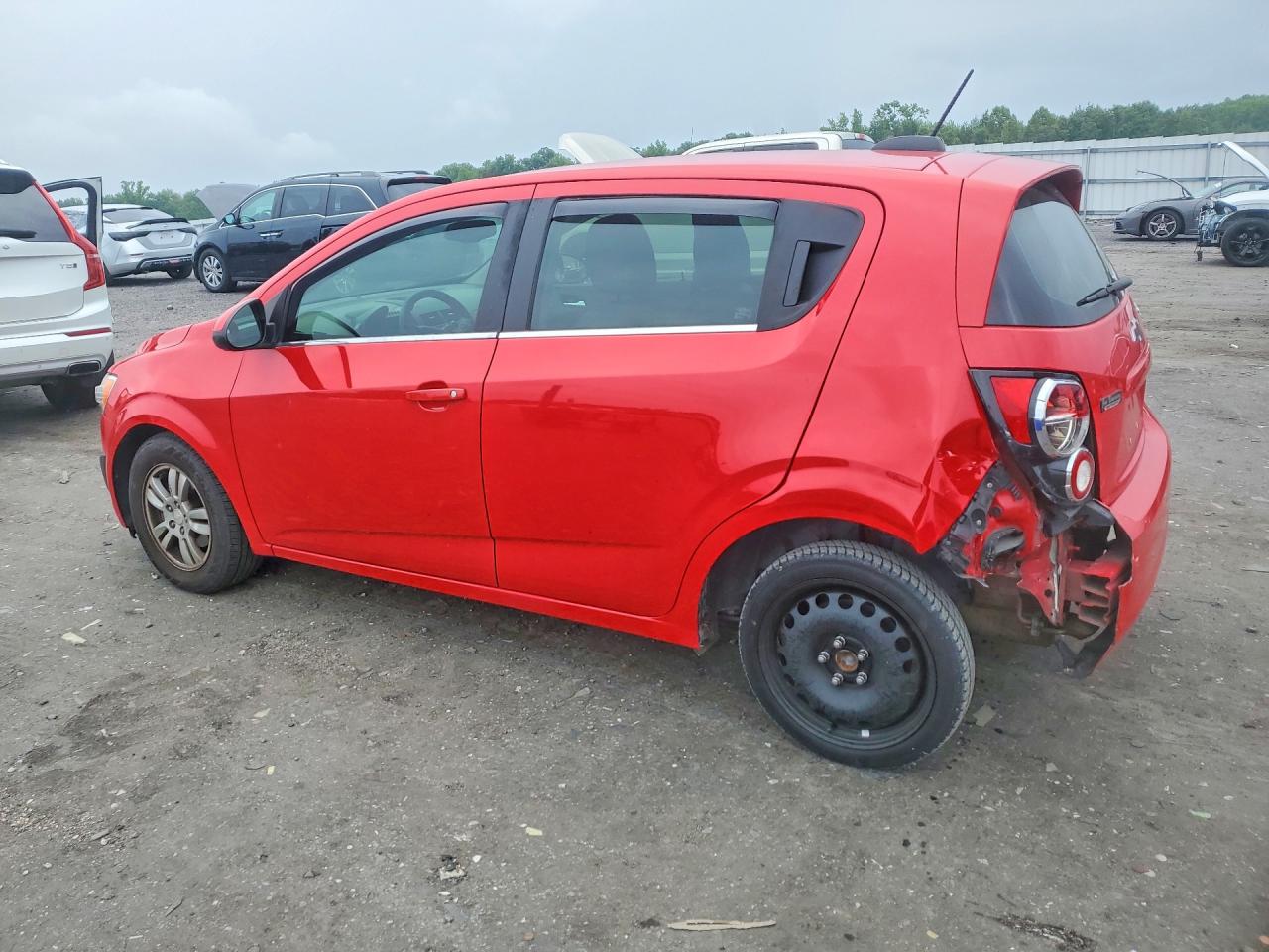 2015 Chevrolet Sonic Lt Red vin: 1G1JC6SB0F4115379