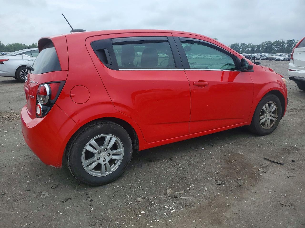 2015 Chevrolet Sonic Lt Red vin: 1G1JC6SB0F4115379