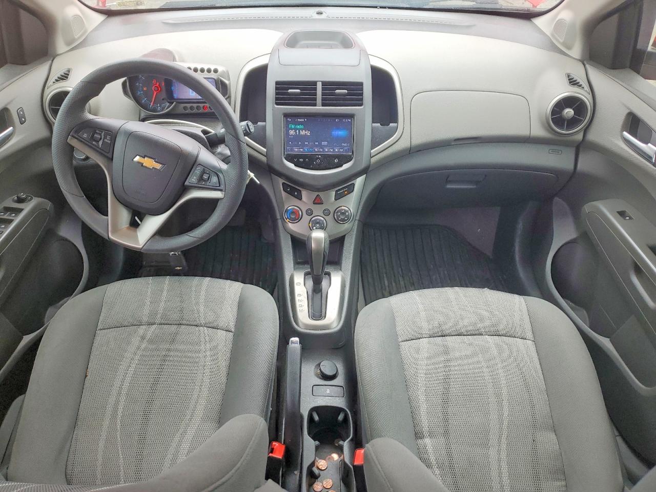 2015 Chevrolet Sonic Lt Red vin: 1G1JC6SB0F4115379