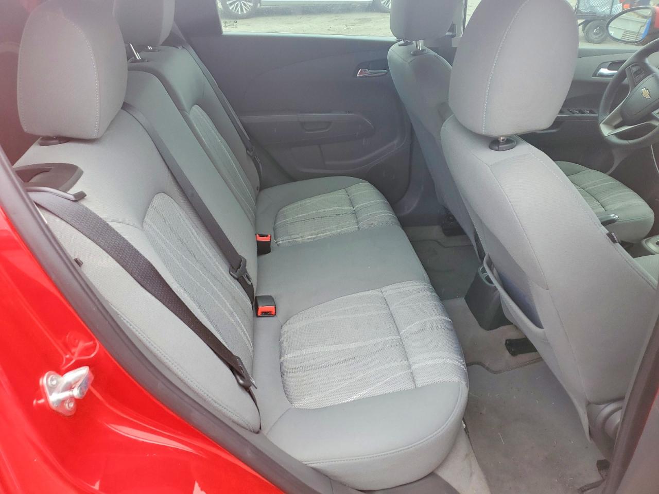 2015 Chevrolet Sonic Lt Red vin: 1G1JC6SB0F4115379
