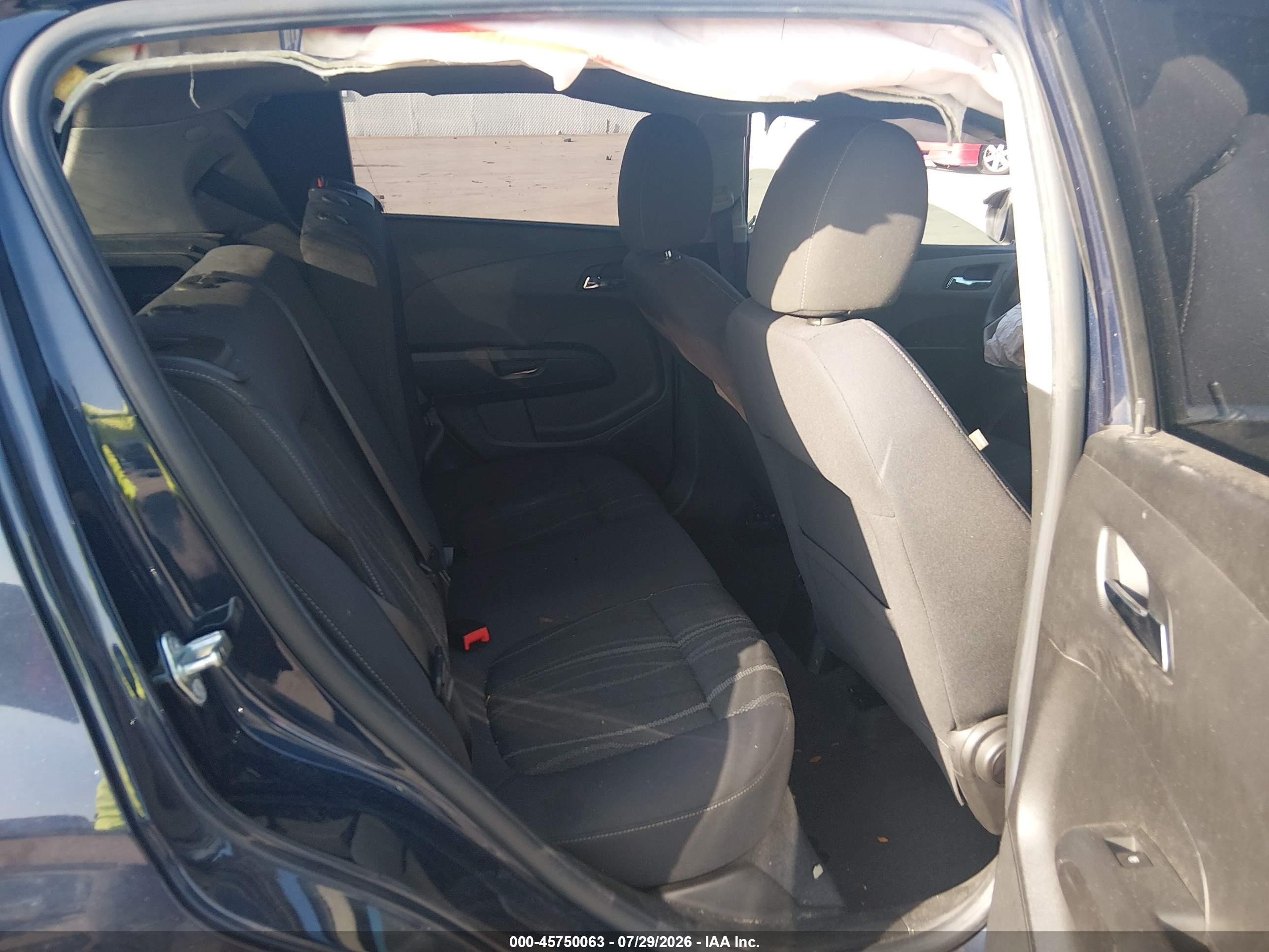 2016 Chevrolet Sonic Lt Auto Blue vin: 1G1JC6SB0G4125752