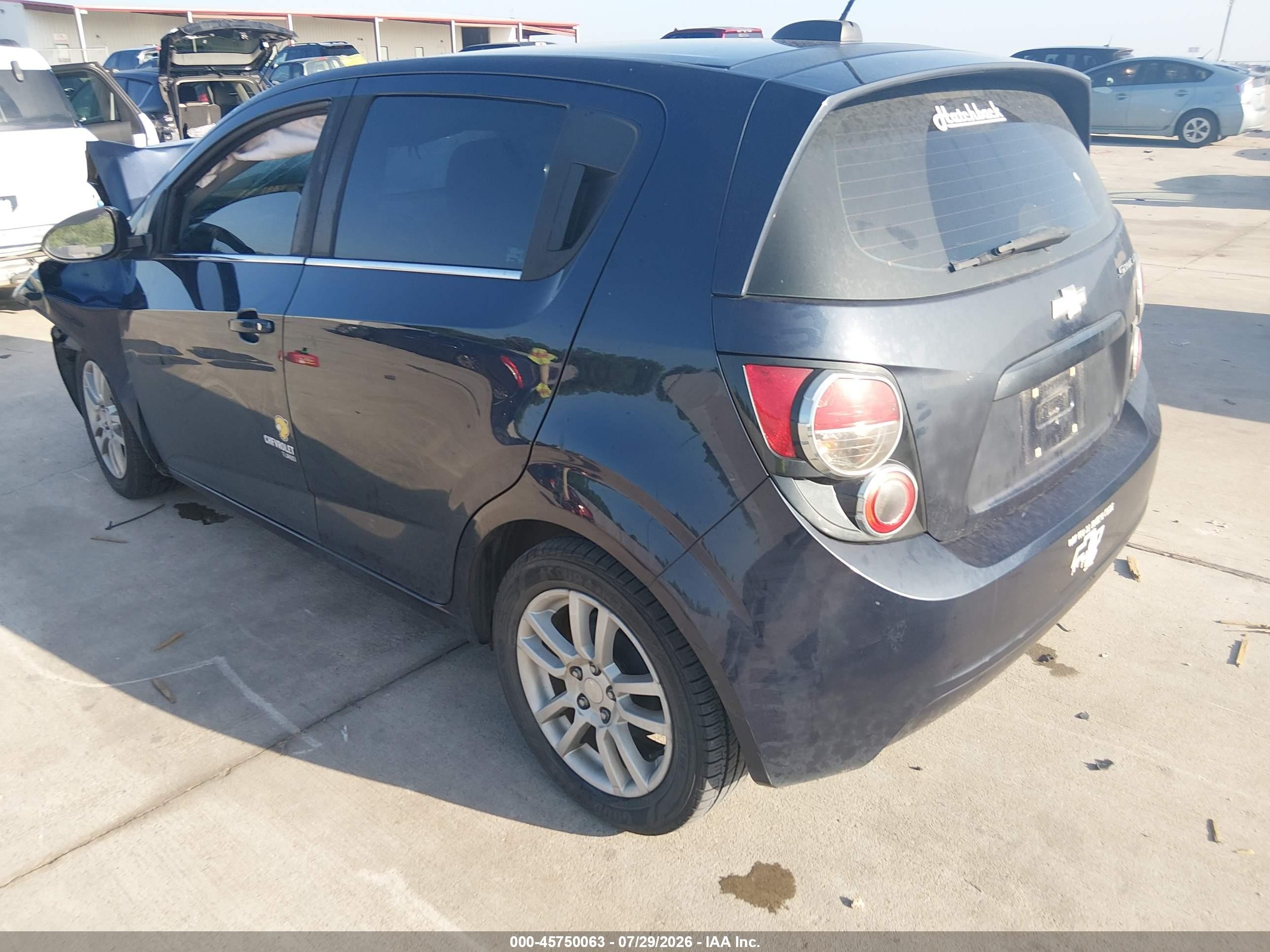 2016 Chevrolet Sonic Lt Auto Blue vin: 1G1JC6SB0G4125752
