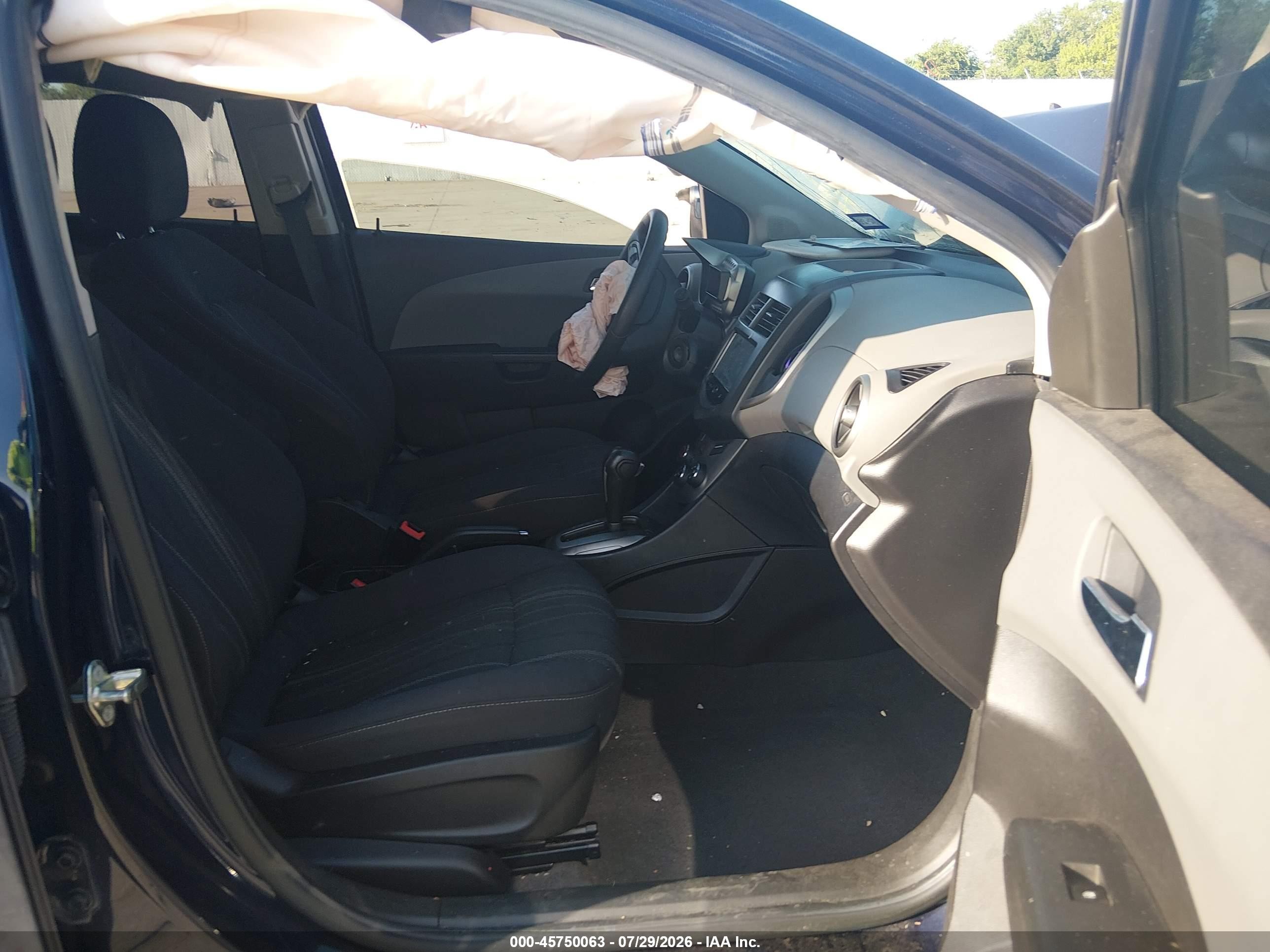 2016 Chevrolet Sonic Lt Auto Blue vin: 1G1JC6SB0G4125752
