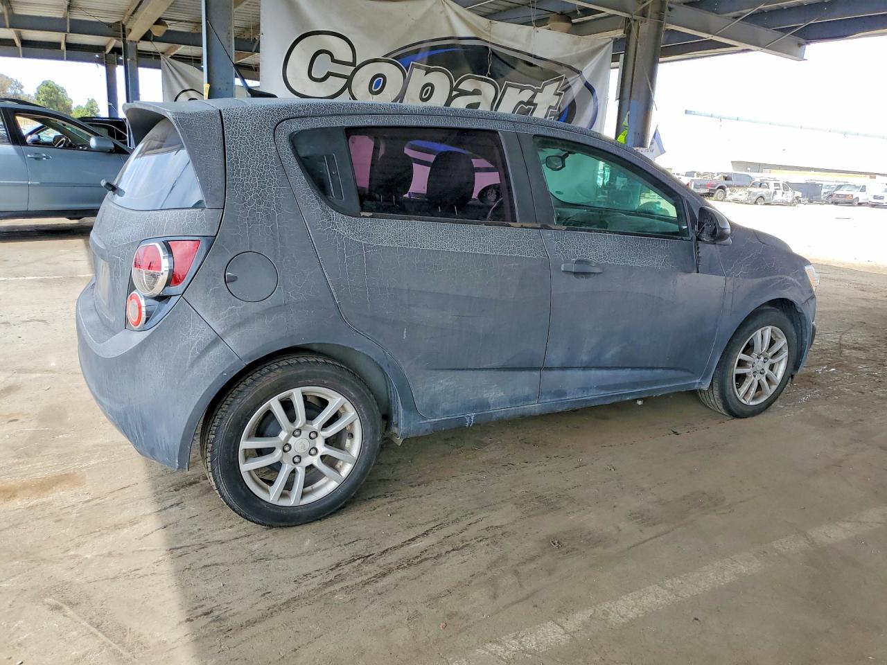 2014 Chevrolet Sonic Lt Gray vin: 1G1JC6SB1E4211228