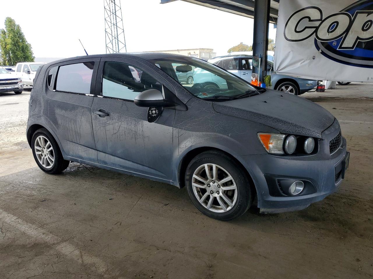 2014 Chevrolet Sonic Lt Gray vin: 1G1JC6SB1E4211228