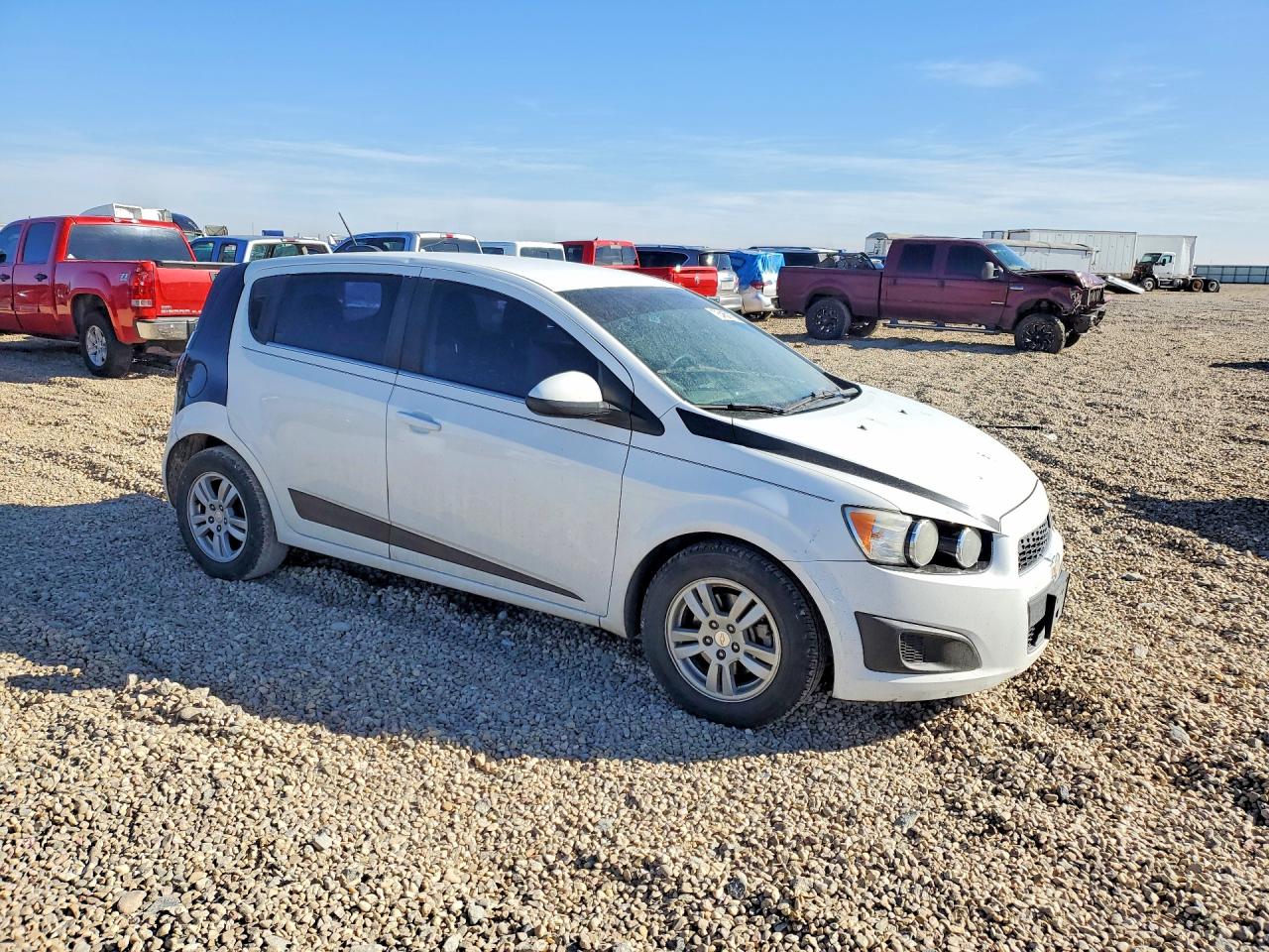 2015 Chevrolet Sonic Lt Белый vin: 1G1JC6SB1F4215913