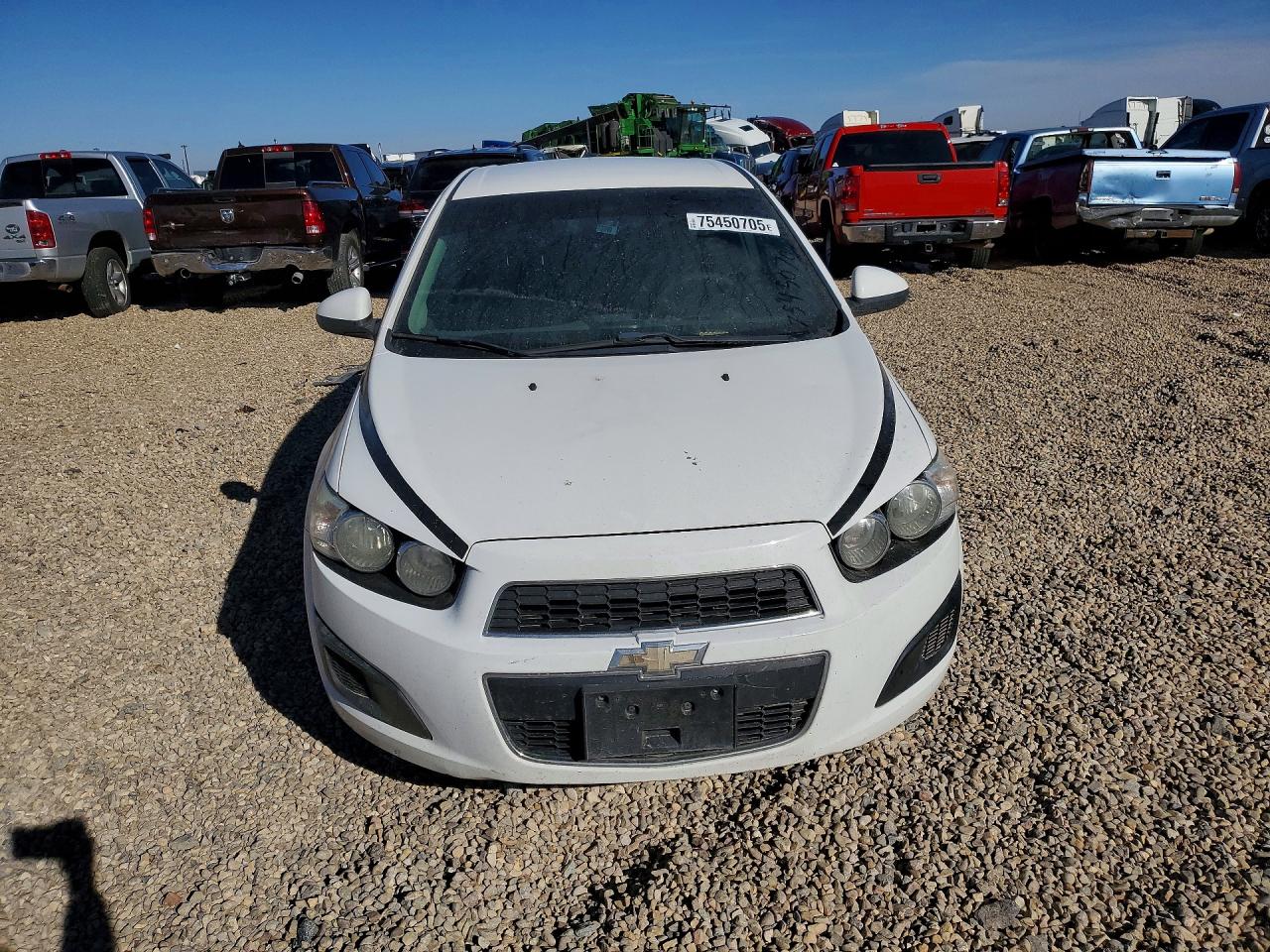 2015 Chevrolet Sonic Lt Белый vin: 1G1JC6SB1F4215913