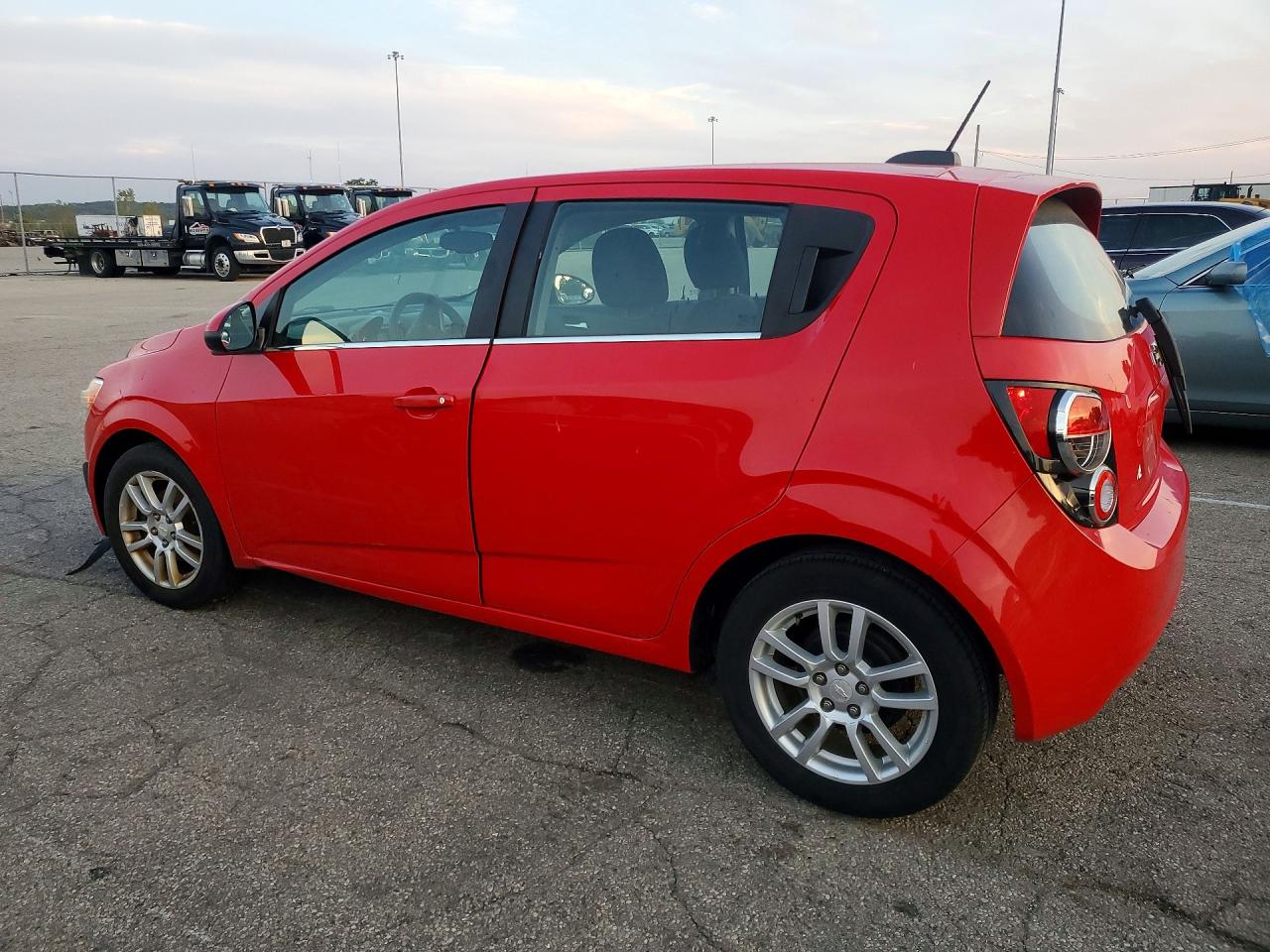 2015 Chevrolet Sonic Lt Red vin: 1G1JC6SB3F4136453
