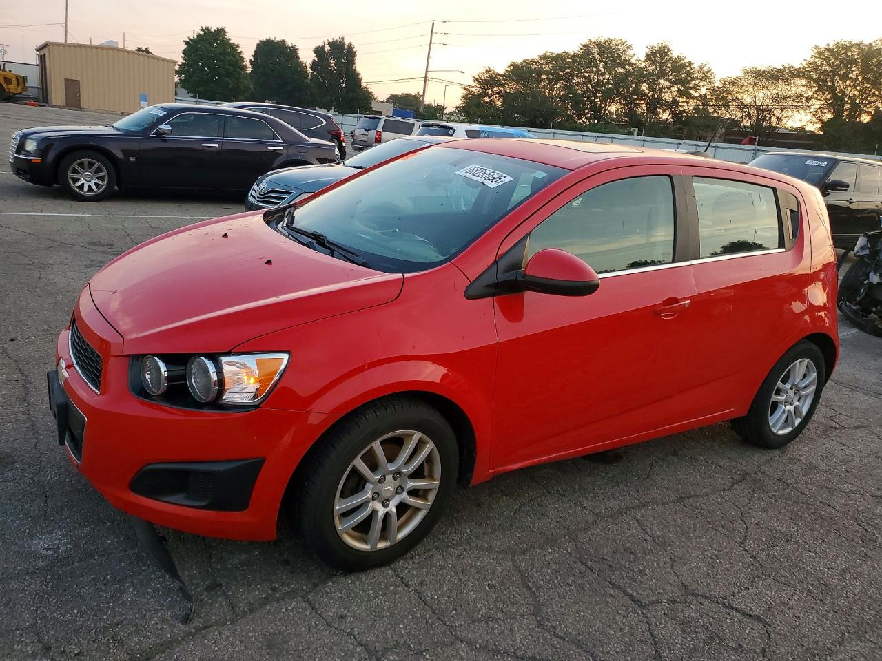 2015 Chevrolet Sonic Lt Red vin: 1G1JC6SB3F4136453
