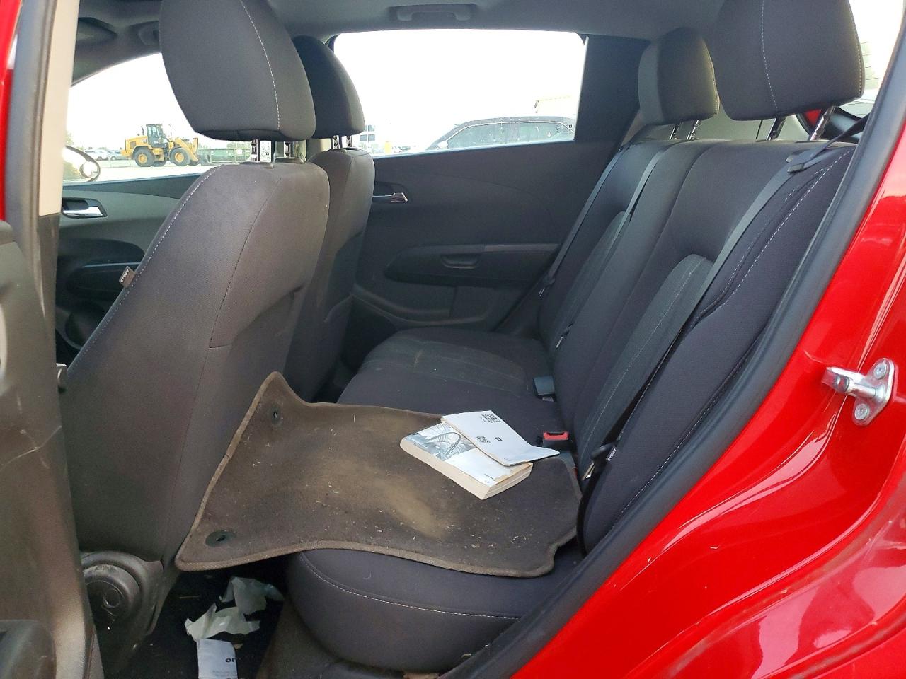 2015 Chevrolet Sonic Lt Red vin: 1G1JC6SB3F4136453
