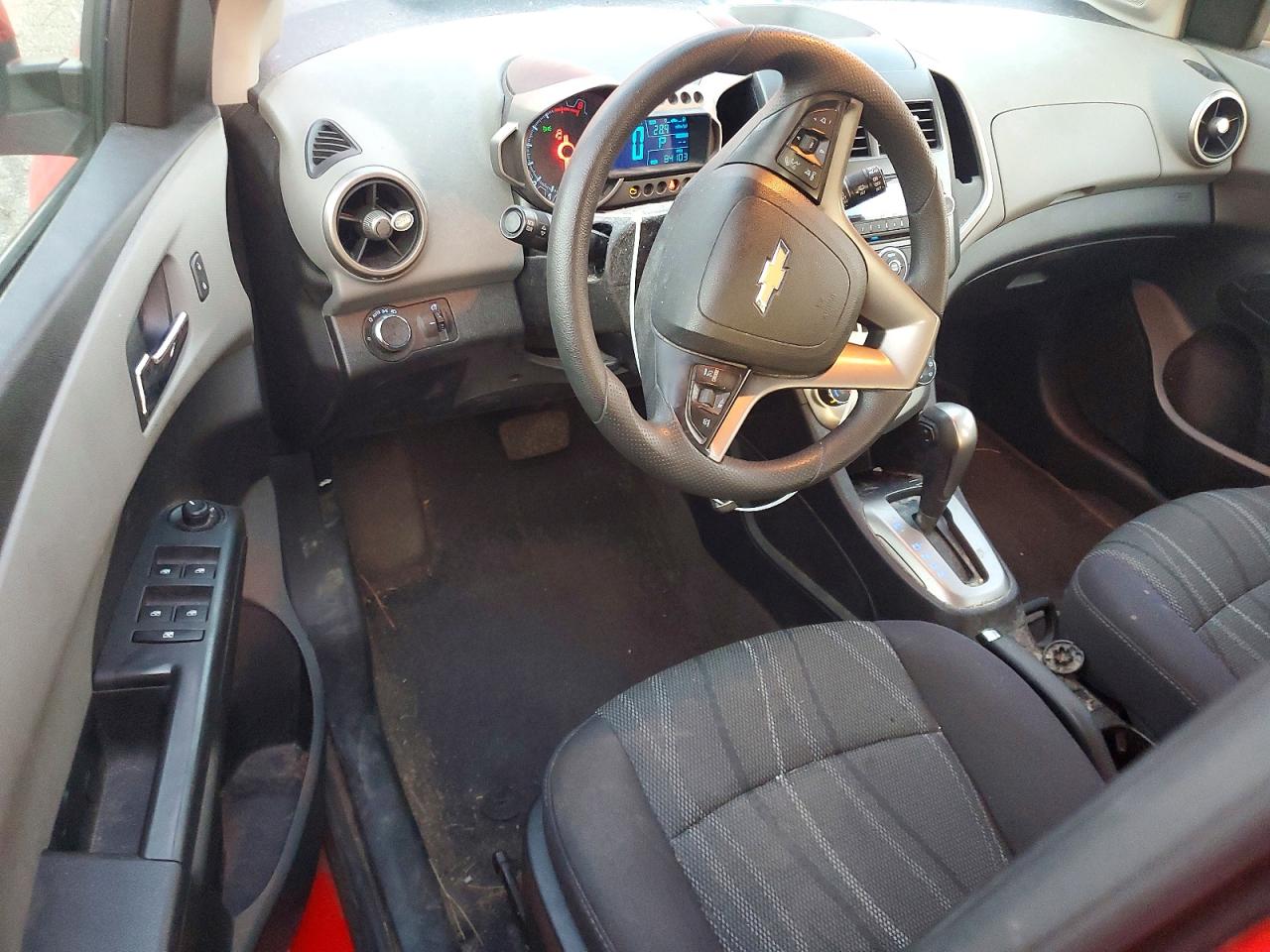 2015 Chevrolet Sonic Lt Red vin: 1G1JC6SB3F4136453