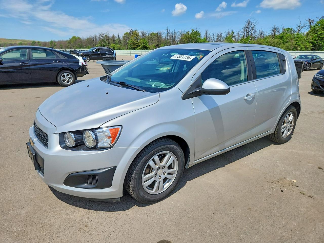 2014 Chevrolet Sonic Lt Silver vin: 1G1JC6SB5E4152667
