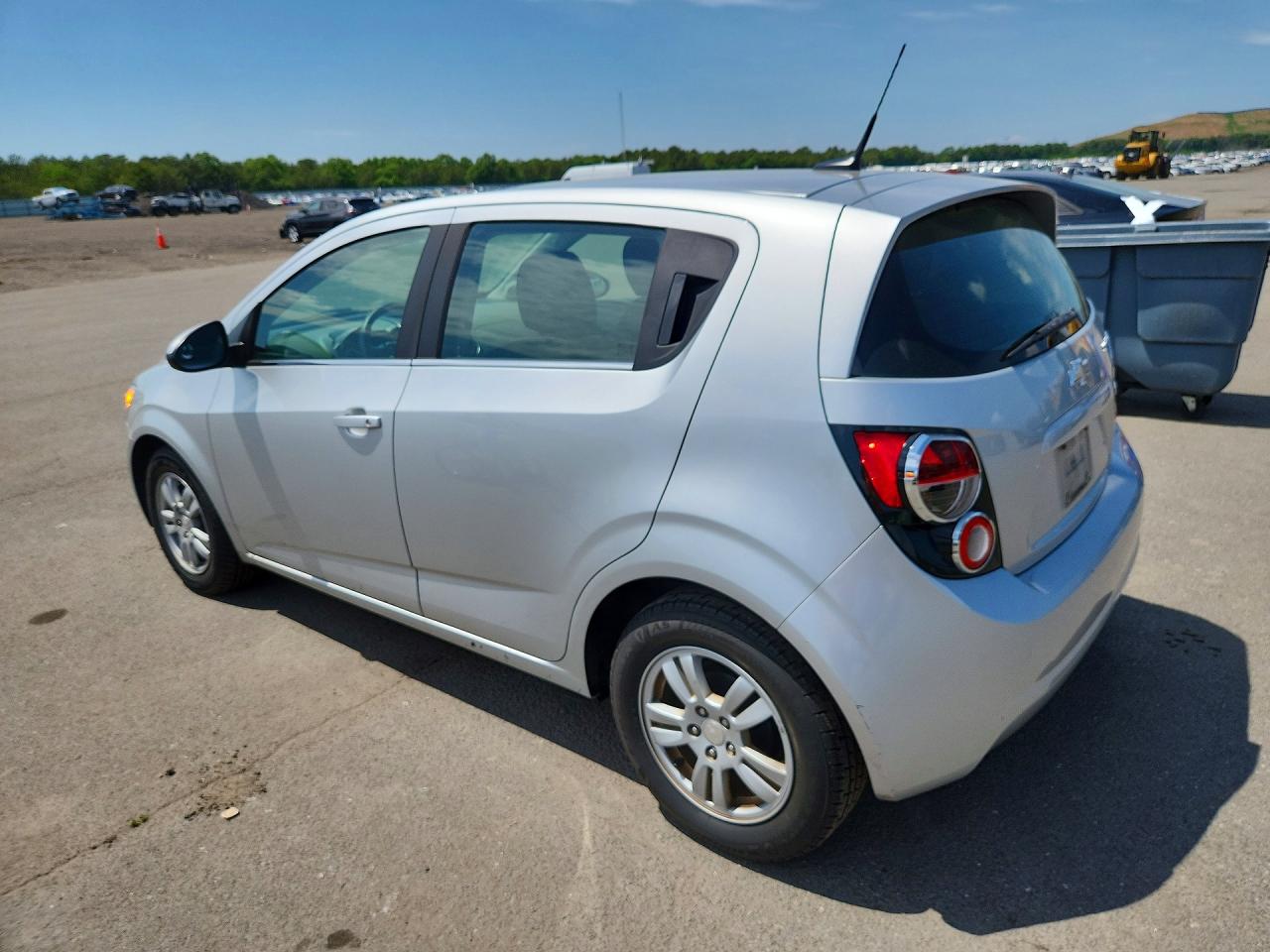 2014 Chevrolet Sonic Lt Silver vin: 1G1JC6SB5E4152667