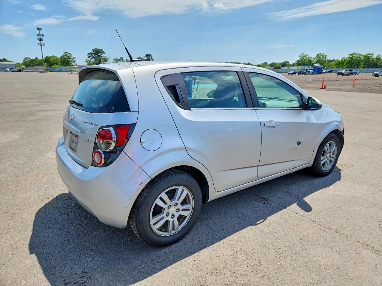 2014 Chevrolet Sonic Lt Silver vin: 1G1JC6SB5E4152667