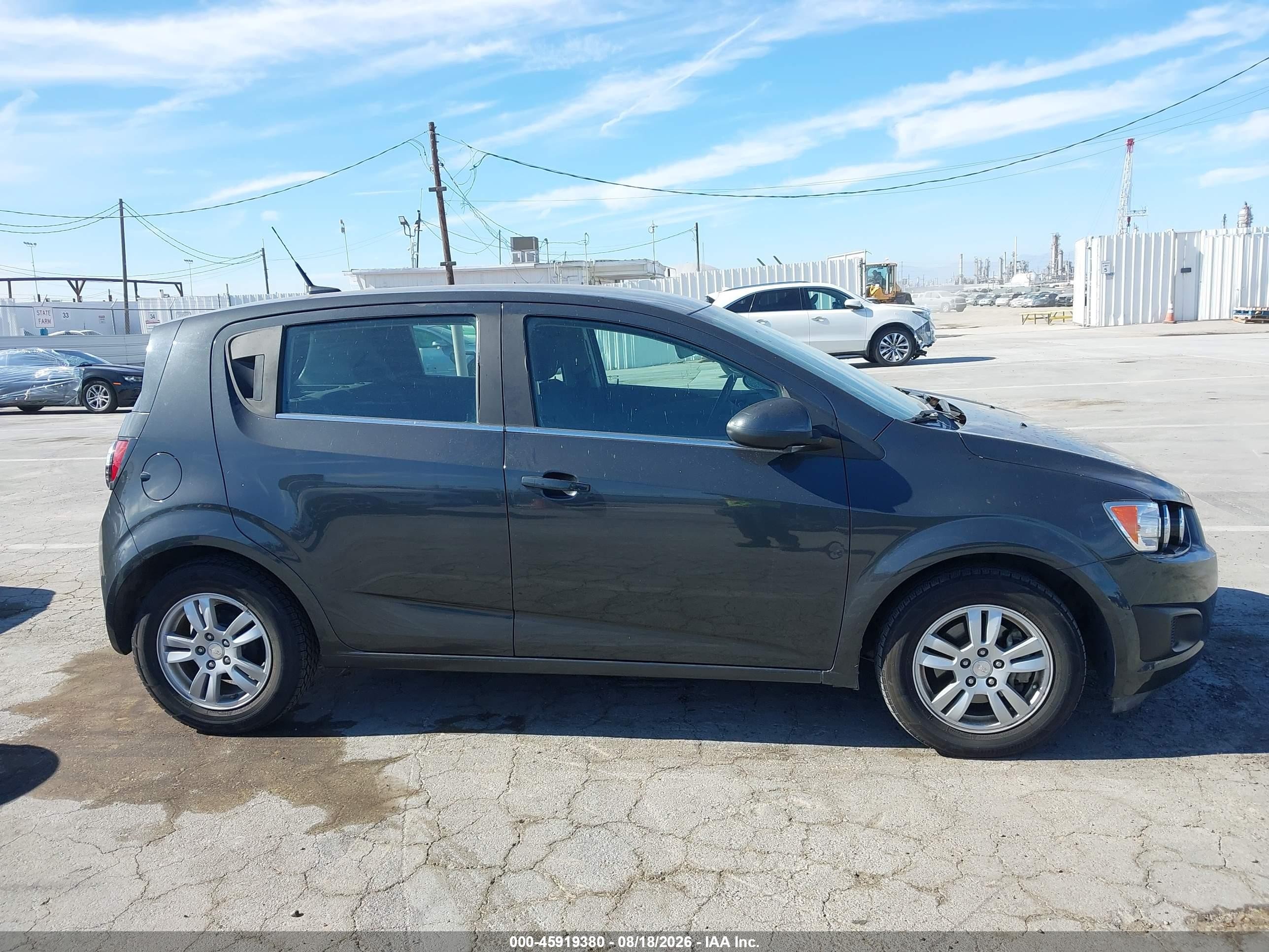2014 Chevrolet Sonic Lt Auto Gray vin: 1G1JC6SB5E4232793