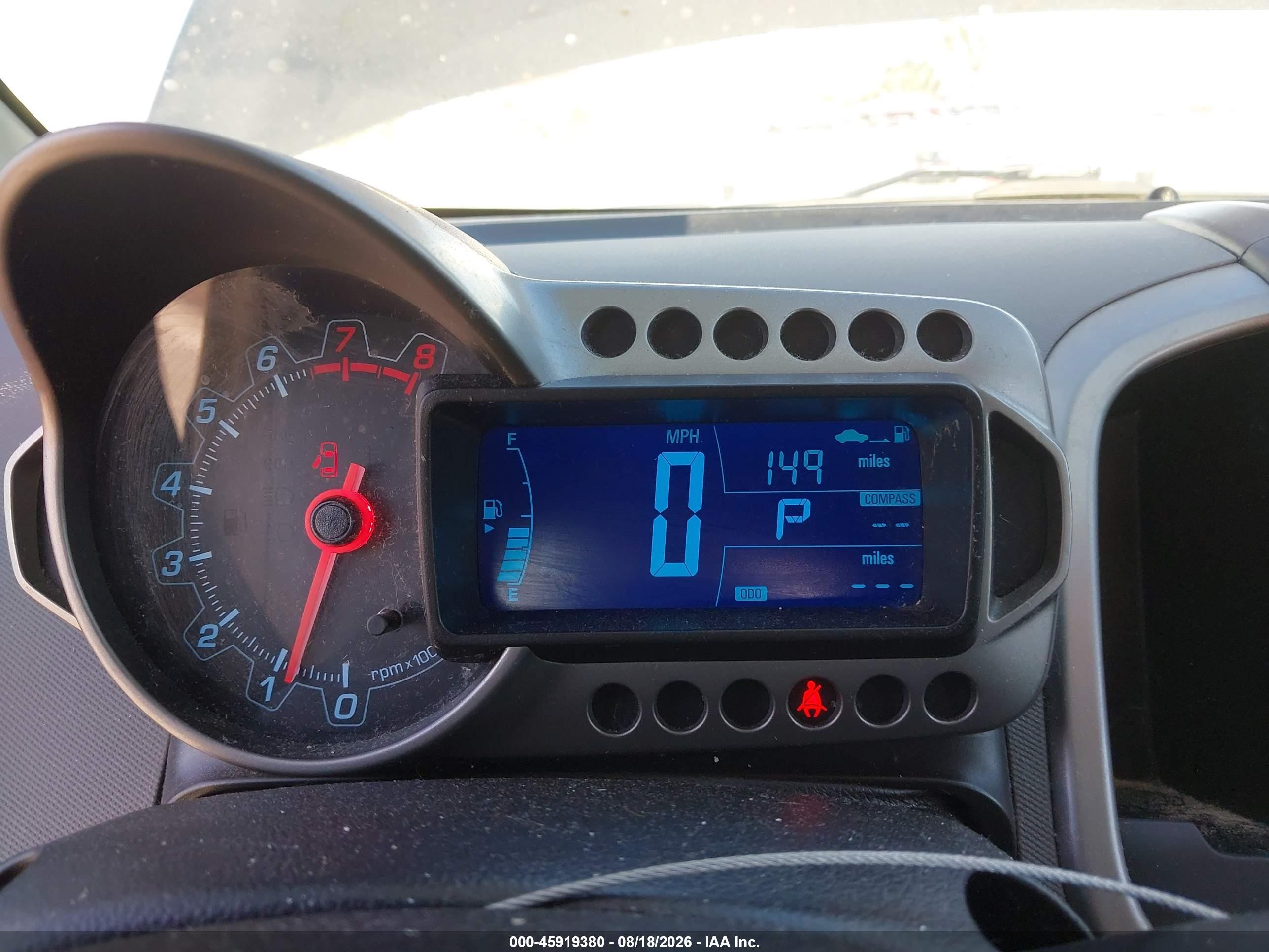 2014 Chevrolet Sonic Lt Auto Gray vin: 1G1JC6SB5E4232793
