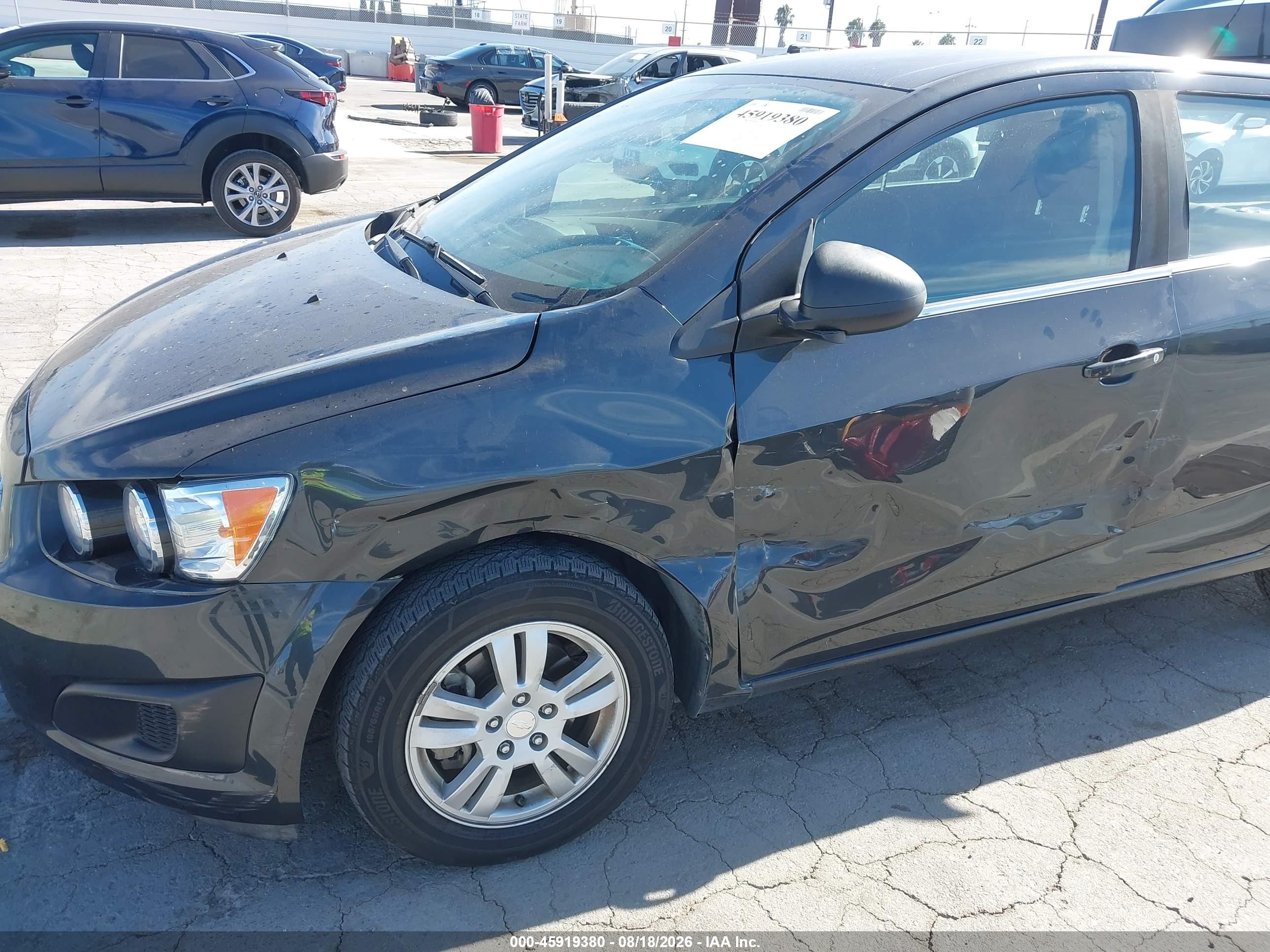 2014 Chevrolet Sonic Lt Auto Gray vin: 1G1JC6SB5E4232793