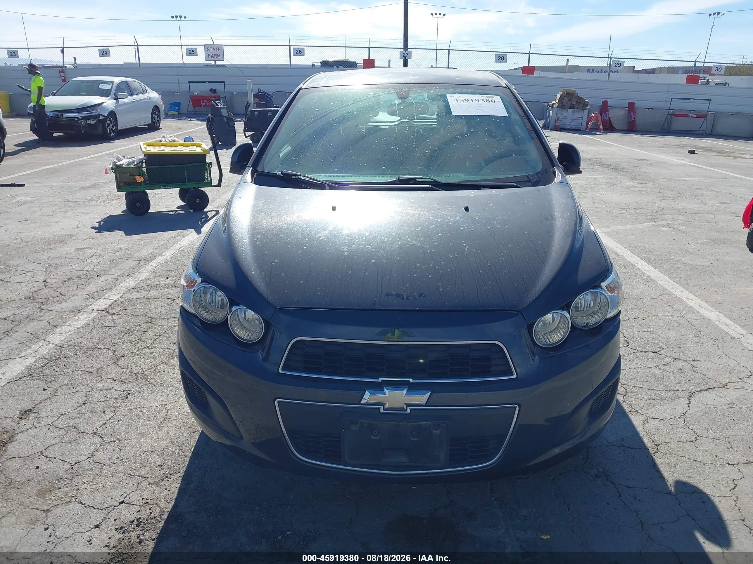 2014 Chevrolet Sonic Lt Auto Gray vin: 1G1JC6SB5E4232793