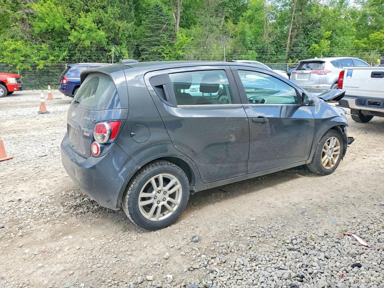 2015 Chevrolet Sonic Lt Black vin: 1G1JC6SB5F4143002