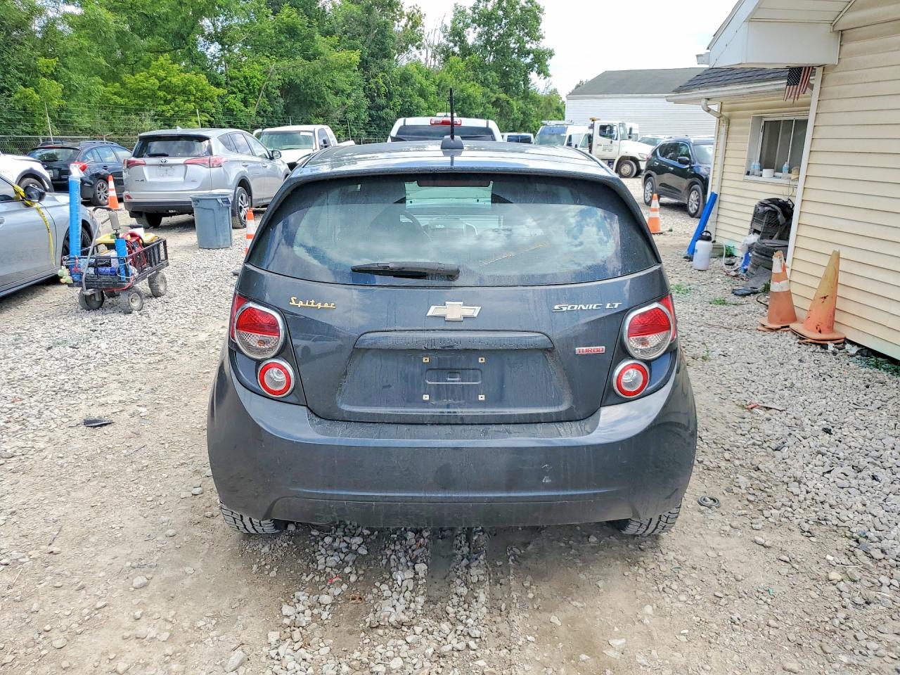 2015 Chevrolet Sonic Lt Black vin: 1G1JC6SB5F4143002